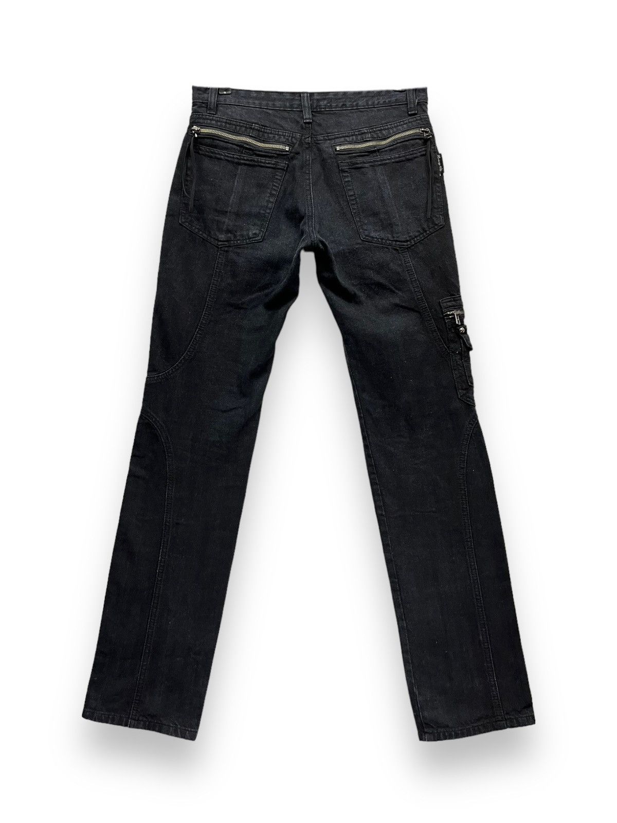 Seditionaries 🔥BERNINGS SHO Punk Bondage Multi Zipper Pocket Denim Cargo Size US 29 - 7 Thumbnail