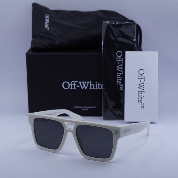 Off-White Off-White OERI133 SPRINGFIELD 0107 Sunglasses White Square Size ONE SIZE - 1 Thumbnail