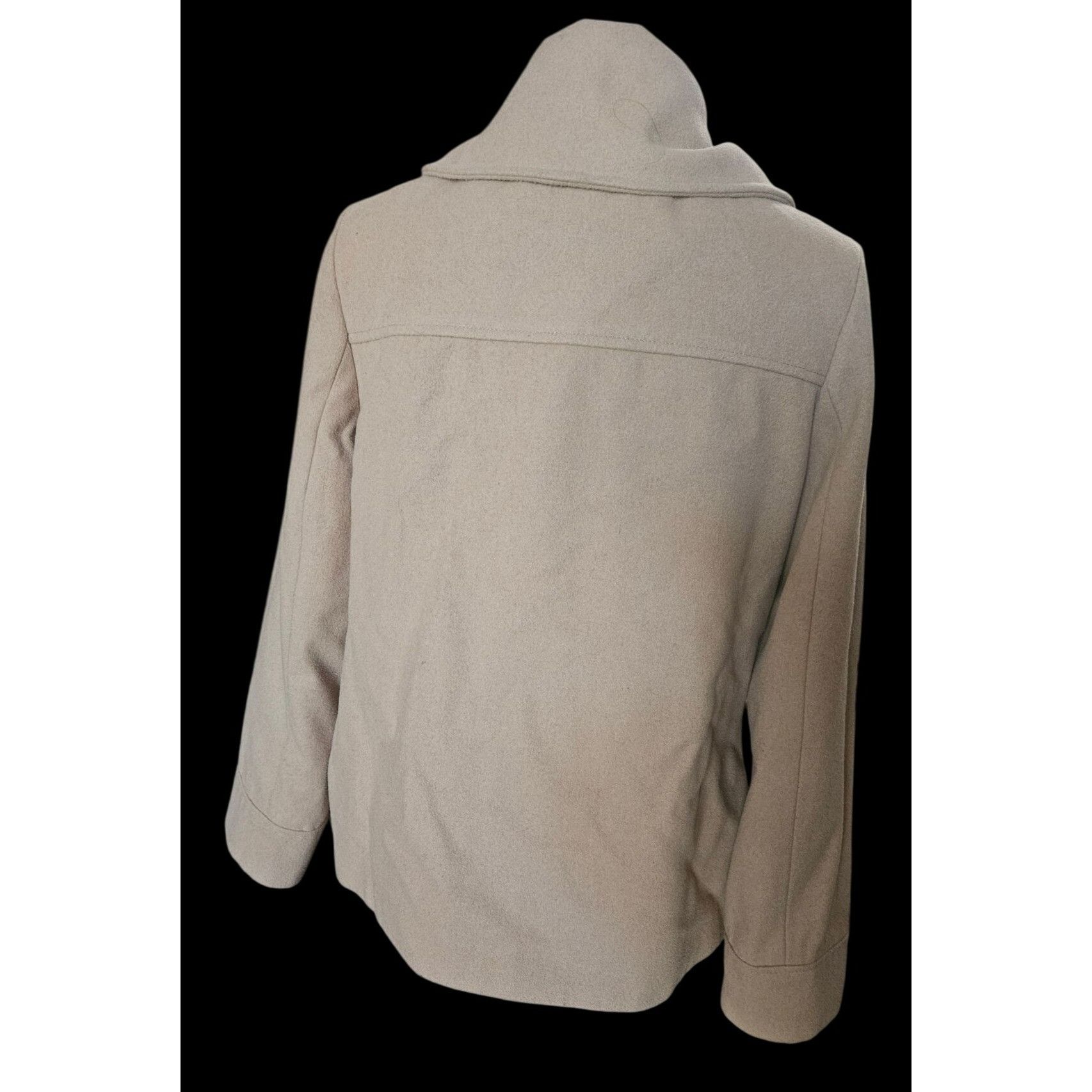 Merona Merona Womens Double-Breasted Camel Peacoat Size L Wool Blen Size L / US 10 / IT 46 - 7 Thumbnail