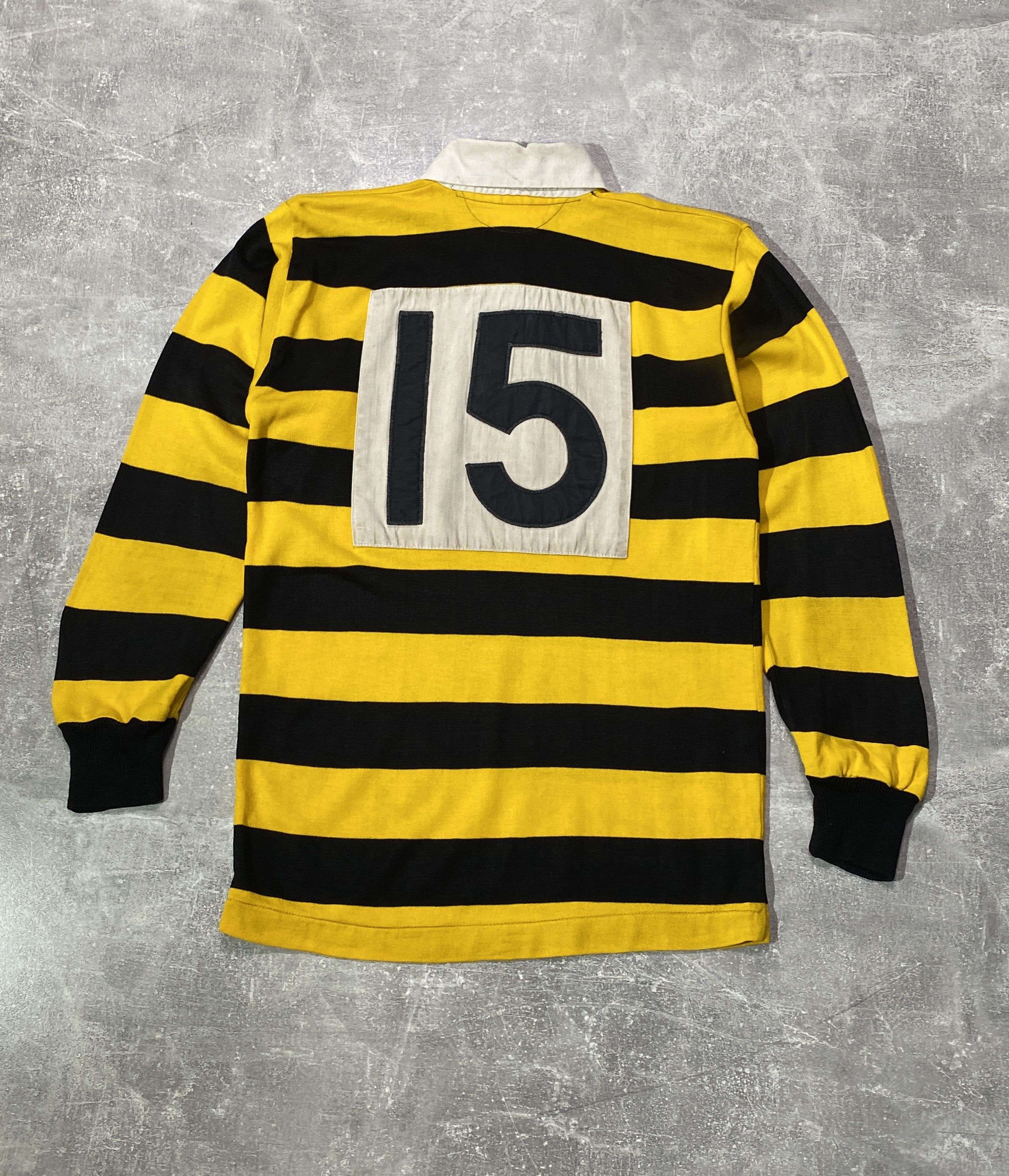 Vintage Vintage 60s Classic Rugby #15 Long Sleeve Shirt Size US M / EU 48-50 / 2 - 2 Thumbnail