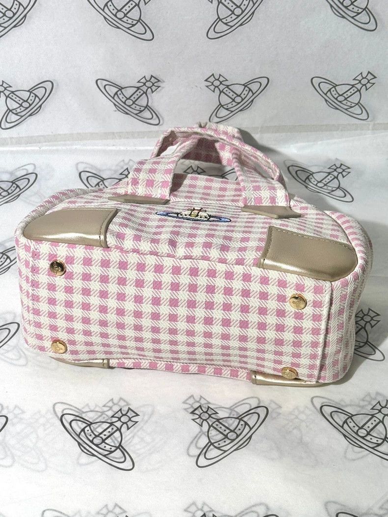 Vivienne Westwood Vivienne Westwood size os Pink checkered bowling bag Size ONE SIZE - 6 Thumbnail