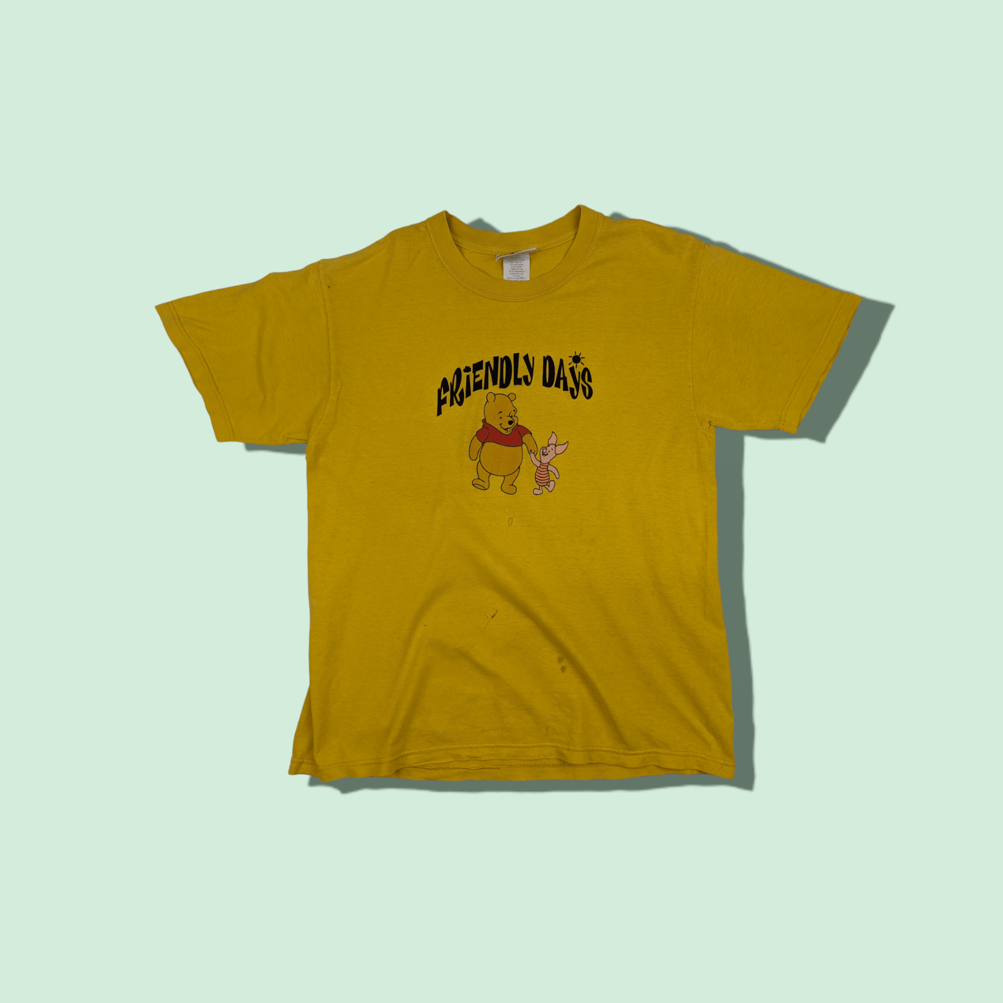 Cartoon Network Vintage 2000's WINNE THE POOH Friendly Days T-Shirt Size US M / EU 48-50 / 2 - 1 Thumbnail