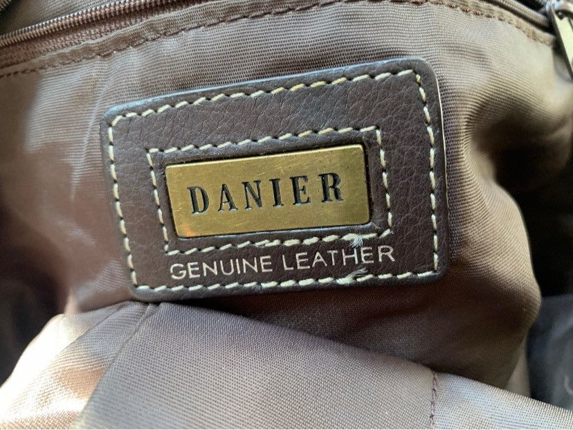 Danier × Designer × Vintage Danier Leather Shoulder Hobo Bag Brown superb large Vintage Size ONE SIZE - 3 Thumbnail