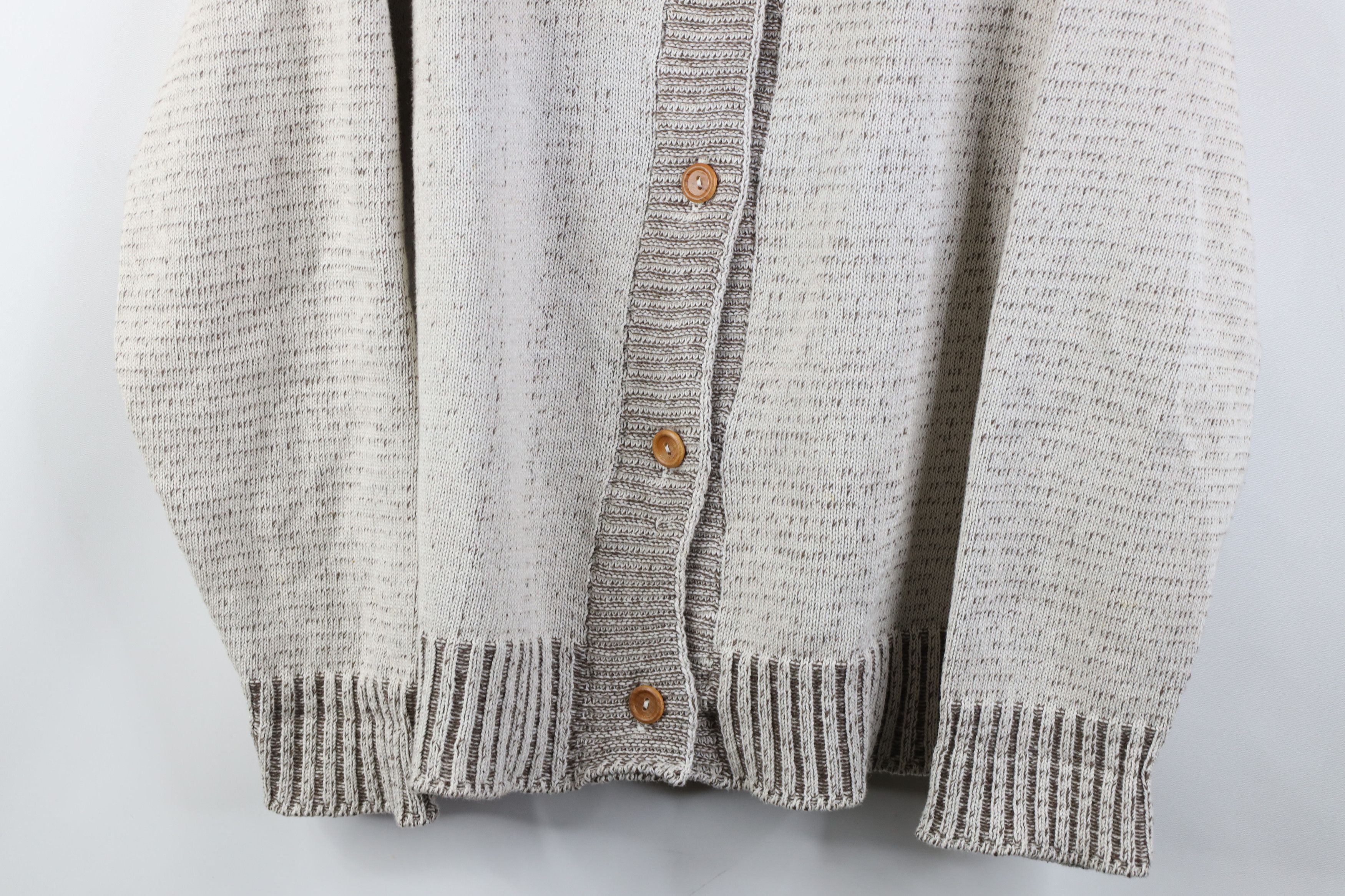 Vintage Vintage 90s Streetwear Elk Knit Hooded Cardigan Sweater USA Size L / US 10 / IT 46 - 3 Thumbnail