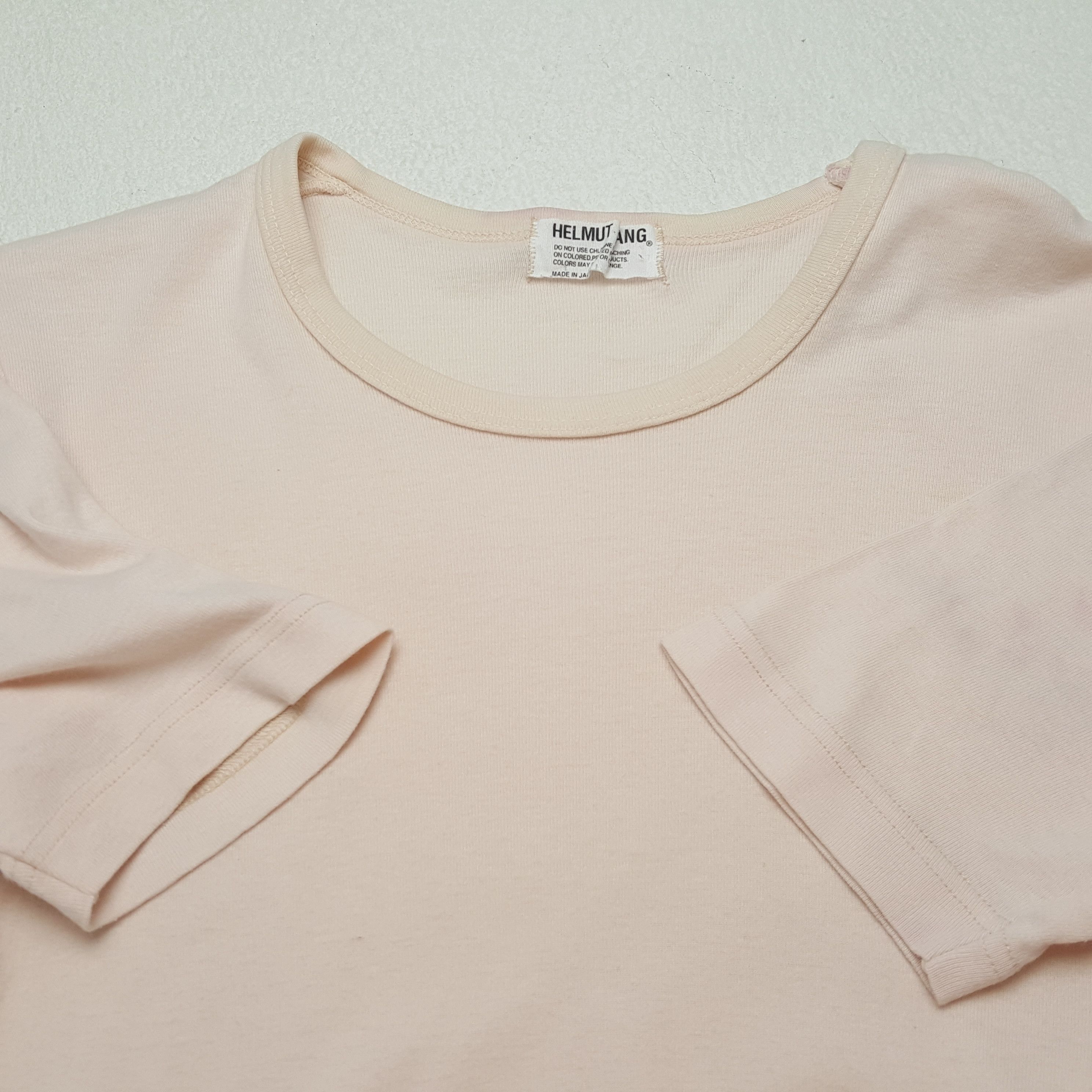 Helmut Lang × Japanese Brand × Vintage Vintage HELMUT LANG Luxury Fashion Brand Stretch T-Shirts Size XS / US 0-2 / IT 36-38 - 6 Thumbnail