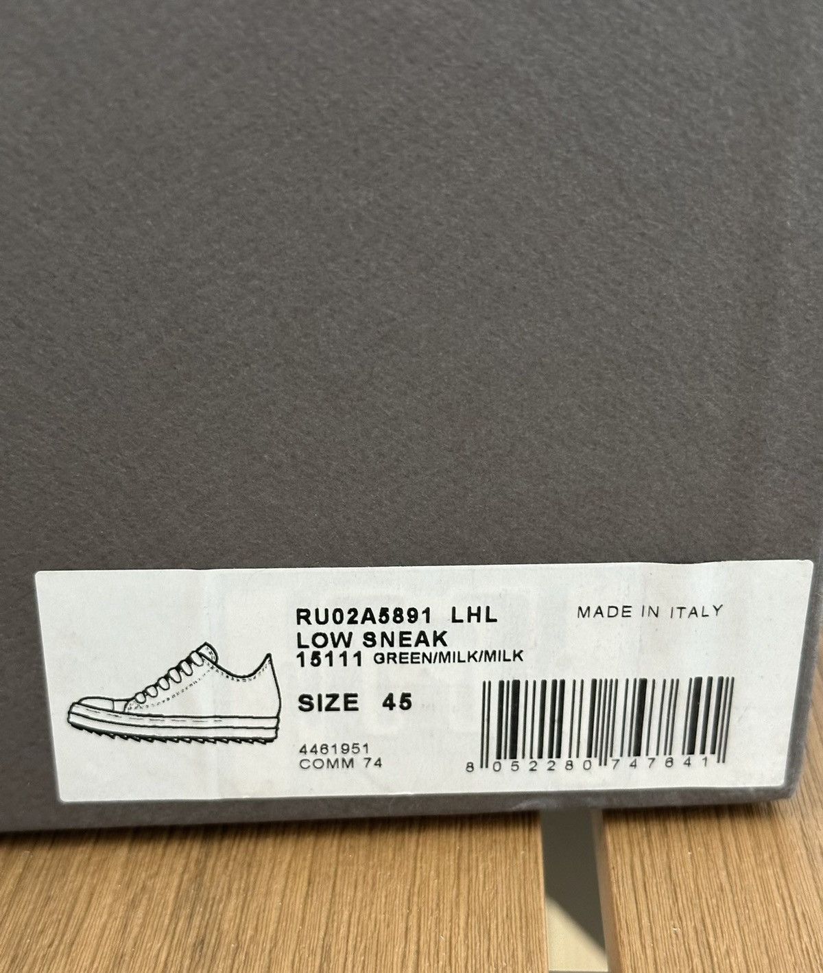 Rick Owens Rick Owens DRKSHDW x Converse Green Horse Hair Show Edition Size US 11 / EU 44 - 8 Thumbnail