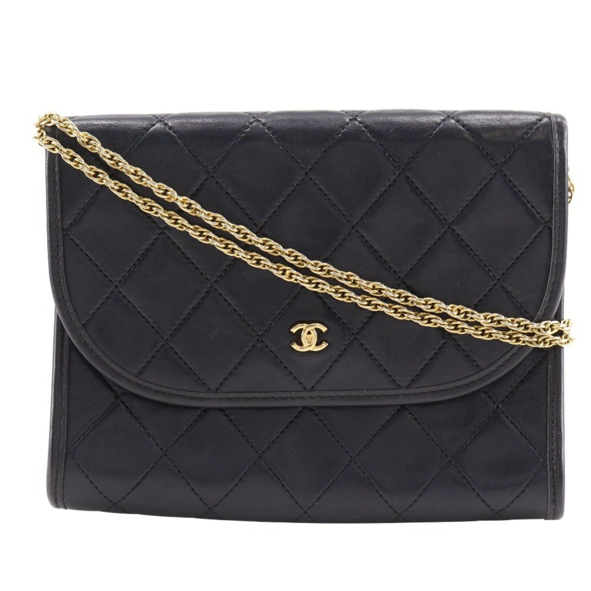CHANEL Matelasse Mini/AGNEAU TANNE Shoulder Bag Chain Pochette