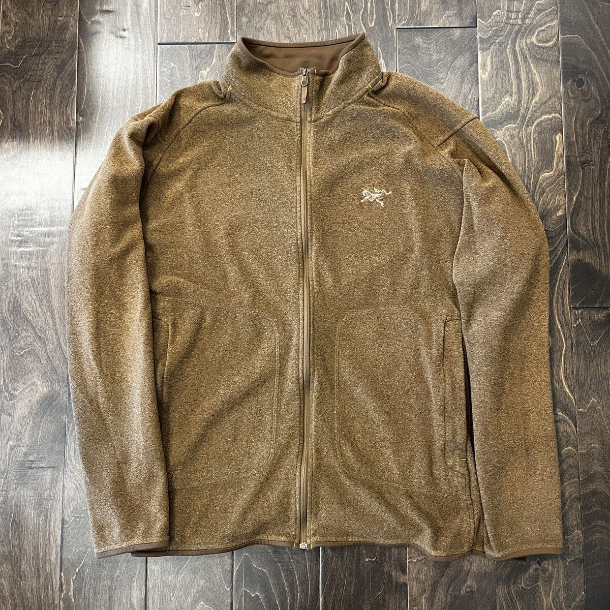 image of Arcteryx Sz Xxl Arc’Teryx Polartec Brown Full Zip Fleece, Men's