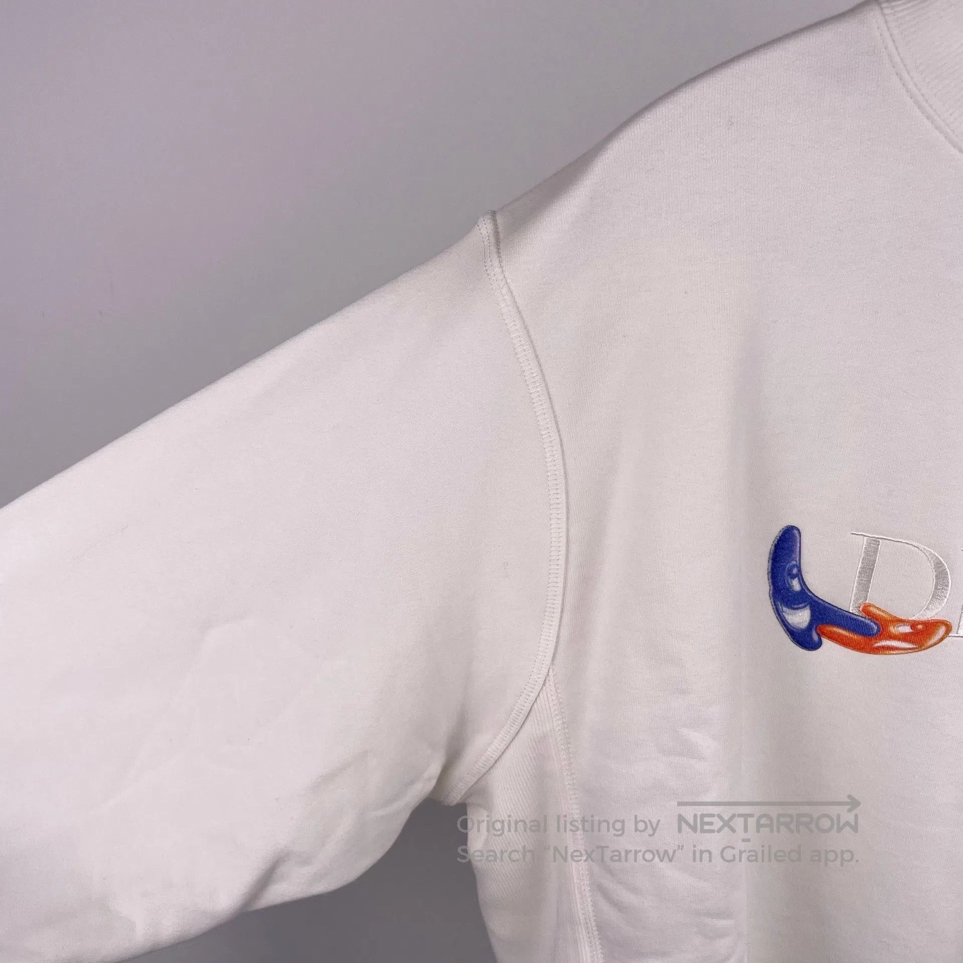 Dior Dior White logo letter embroidered sweatshirt size M| Size US M / EU 48-50 / 2 - 4 Thumbnail