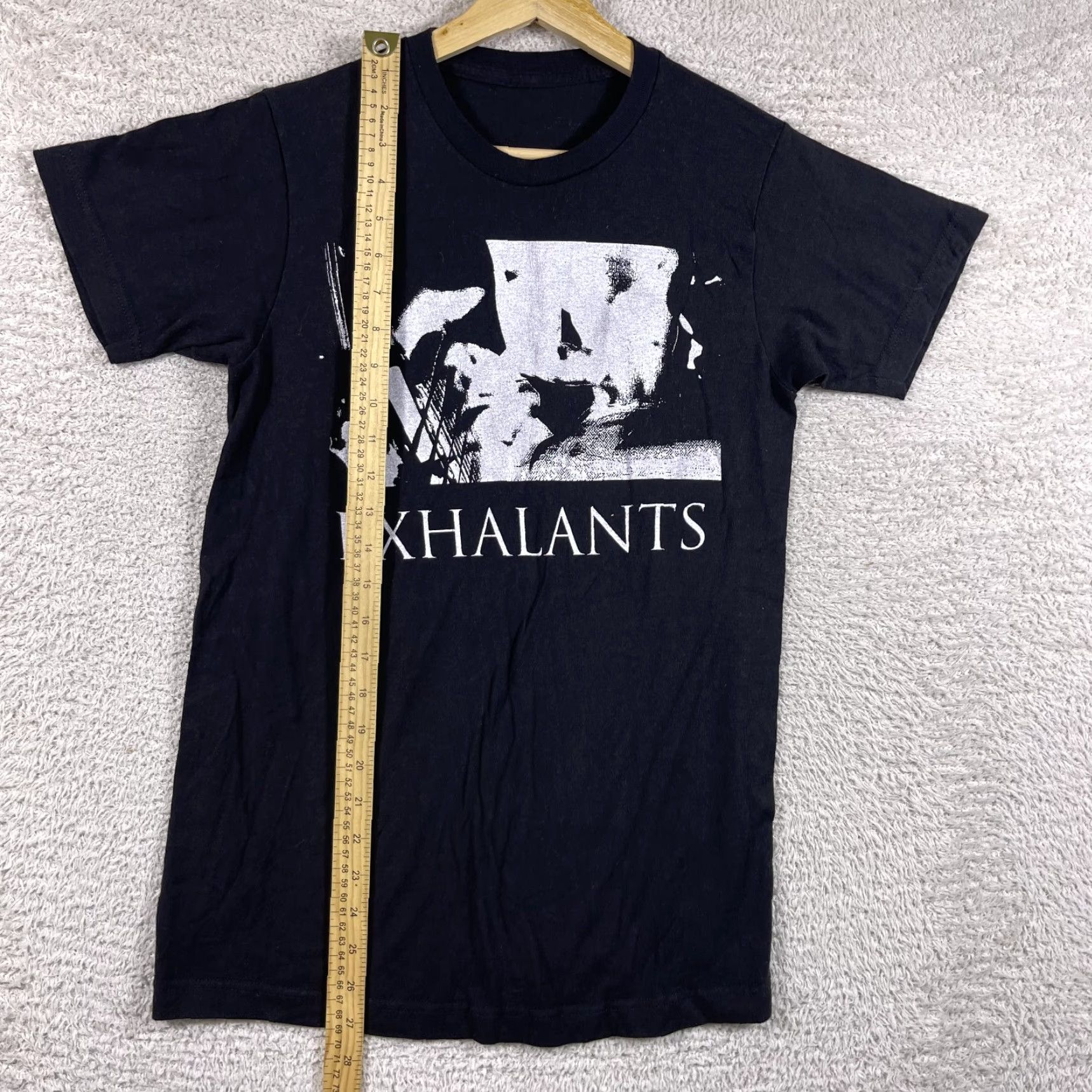 Vintage VINTAGE Exhalants Band T-Shirt Punk Harcore Noise Chat Pile Texas ATX Black S Adults Mens Short Sleeve Crew Neck Vintage Yes Size US S / EU 44-46 / 1 - 4 Thumbnail