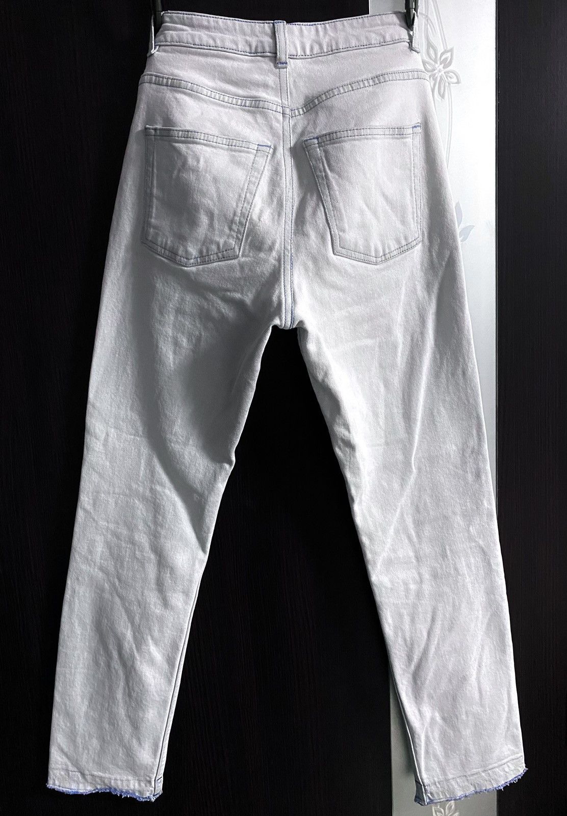 Acne Studios Women’s Acne Studios Row Bleached Jeans Denim Washed Dyed Size 25" / US 0 / IT 36 - 3 Thumbnail