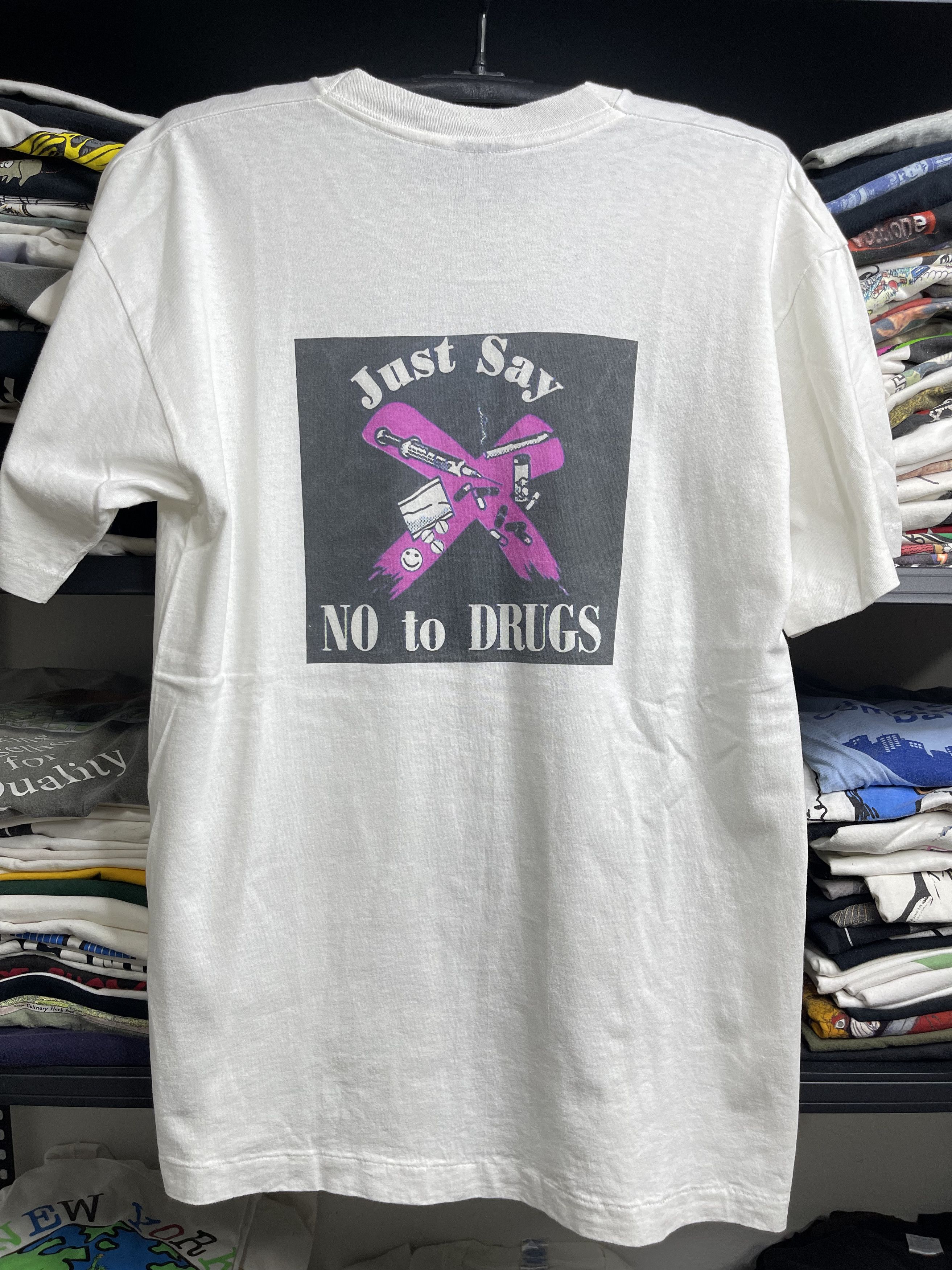 Vintage just say no to drugs vintage tee Size US L / EU 52-54 / 3 - 1 Thumbnail