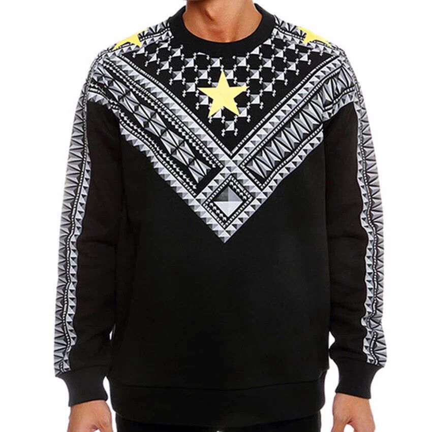 Givenchy Givenchy Inverted Triangle Star Collar Fleece Sweatshirt S Size US S / EU 44-46 / 1 - 8 Thumbnail
