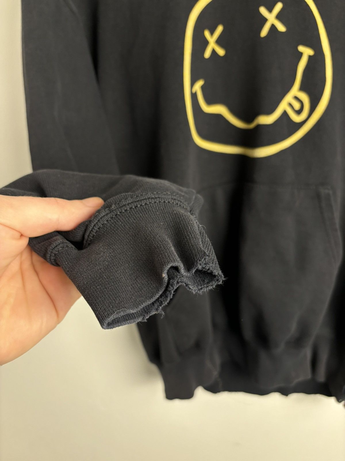 Nirvana × Vintage Vintage Nirvana Logo Faded Hoodie Size US S / EU 44-46 / 1 - 4 Thumbnail