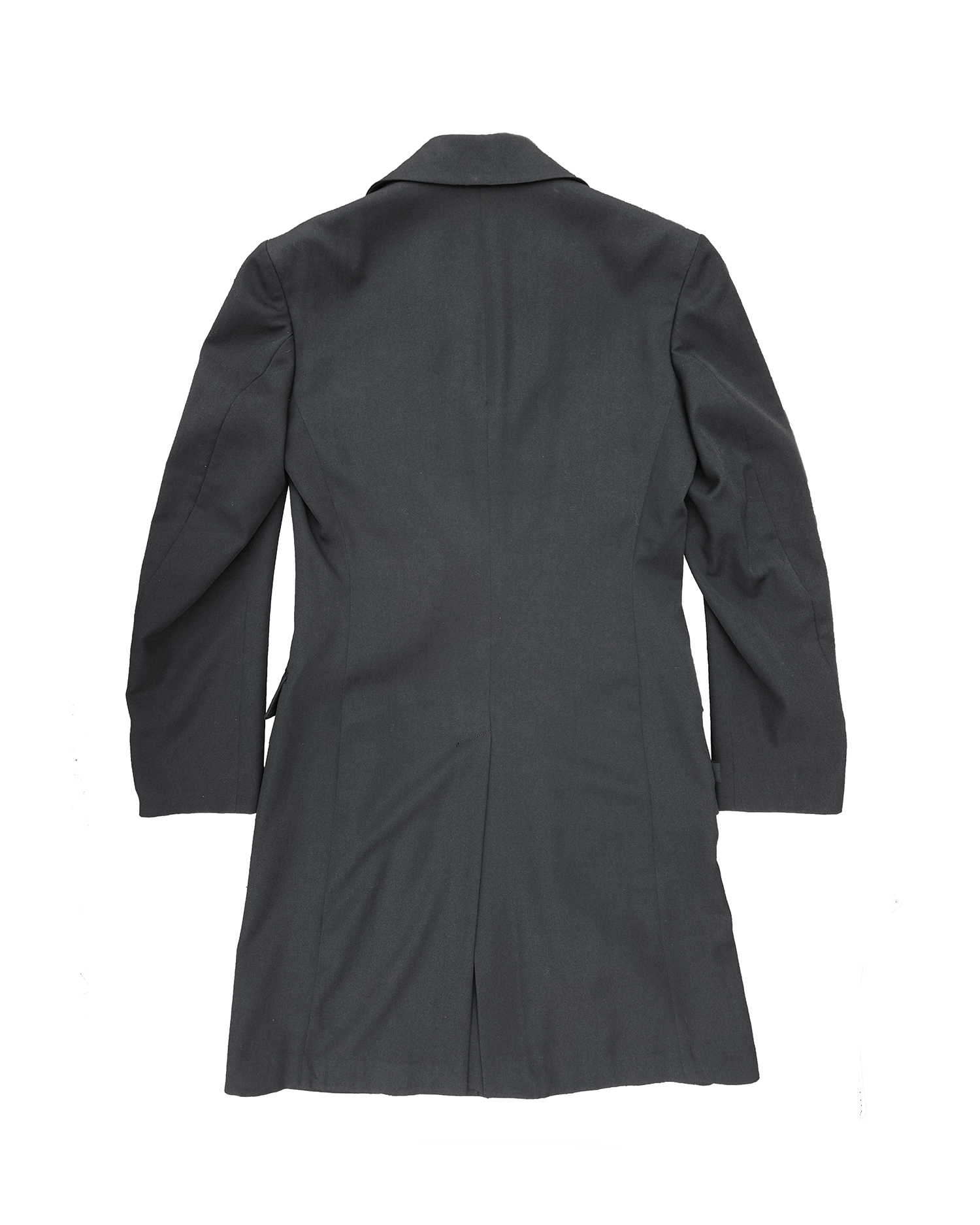 Yohji Yamamoto Regulation Yohji Yamamoto Wool Gabardine Doctor Coat Size US S / EU 44-46 / 1 - 2 Thumbnail