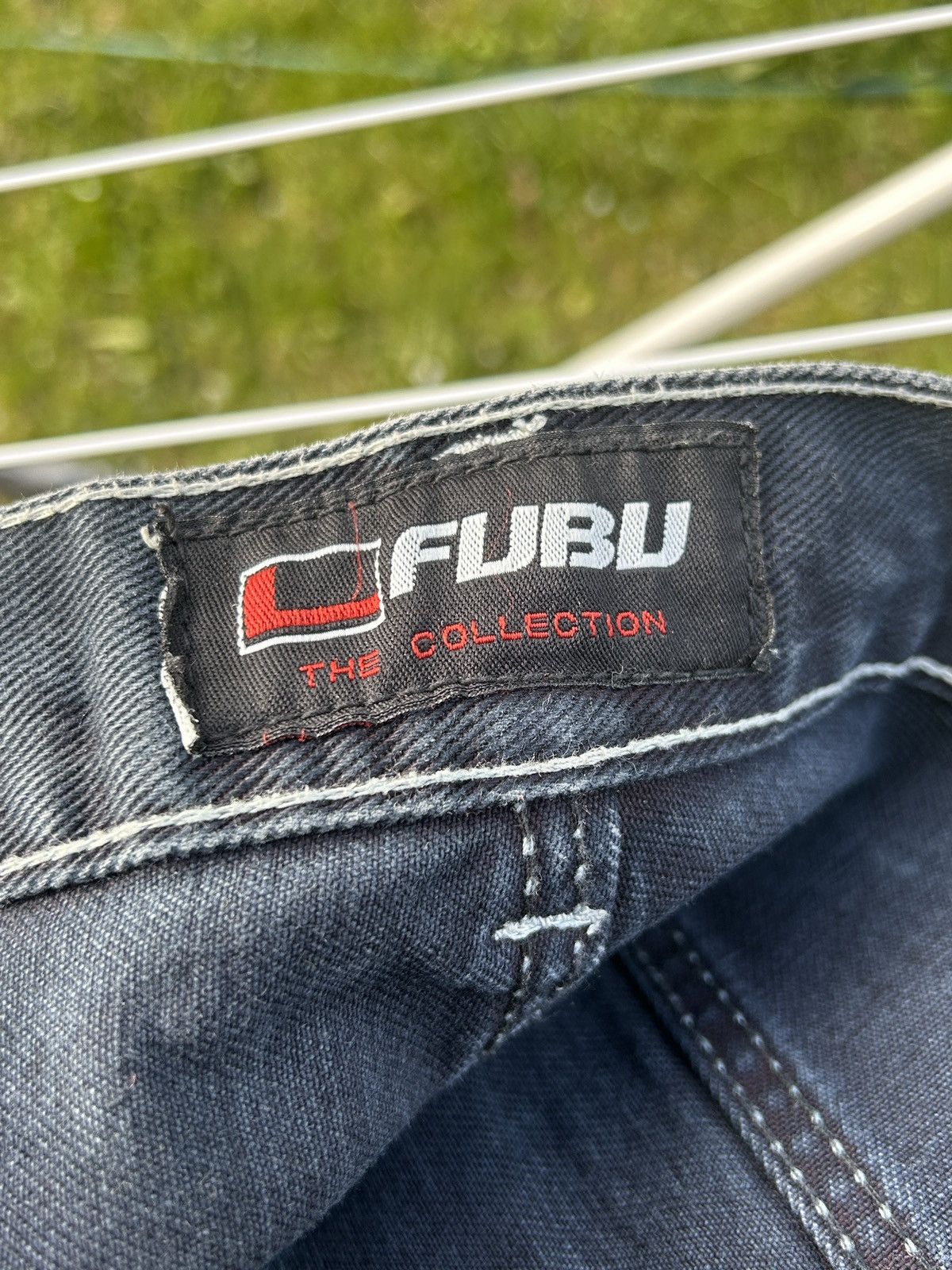 Fubu 90s Vintage Fubu Denim Workwear Carpenter Rap Jeans Pants Size US 31 - 13 Thumbnail