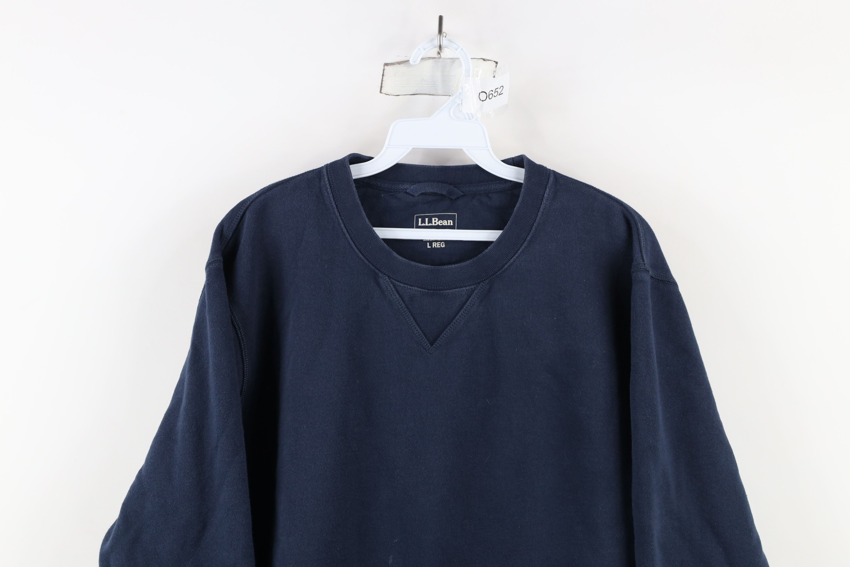 L.L. Bean × Vintage Vintage LL Bean Spell Out Crewneck Sweatshirt Navy Blue Size US L / EU 52-54 / 3 - 2 Thumbnail