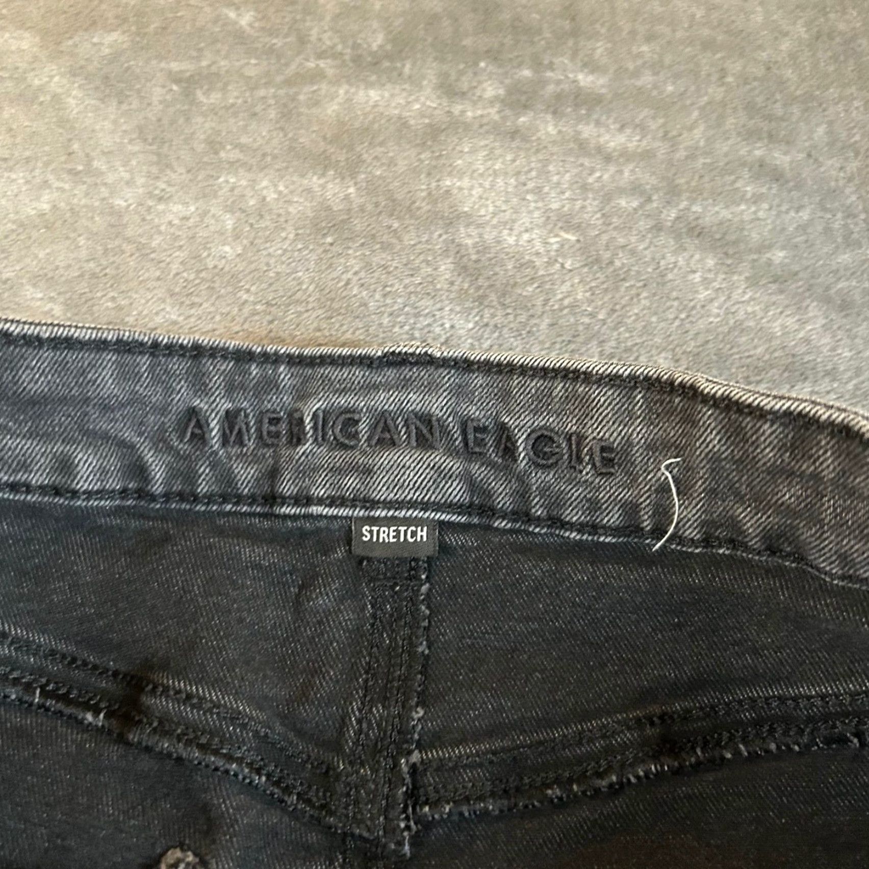 Vintage VINTAGE American Eagle Denim High Rise Mom Shorts Womens 6 Black Denim Shorts Size 28" / US 6 / IT 42 - 2 Thumbnail