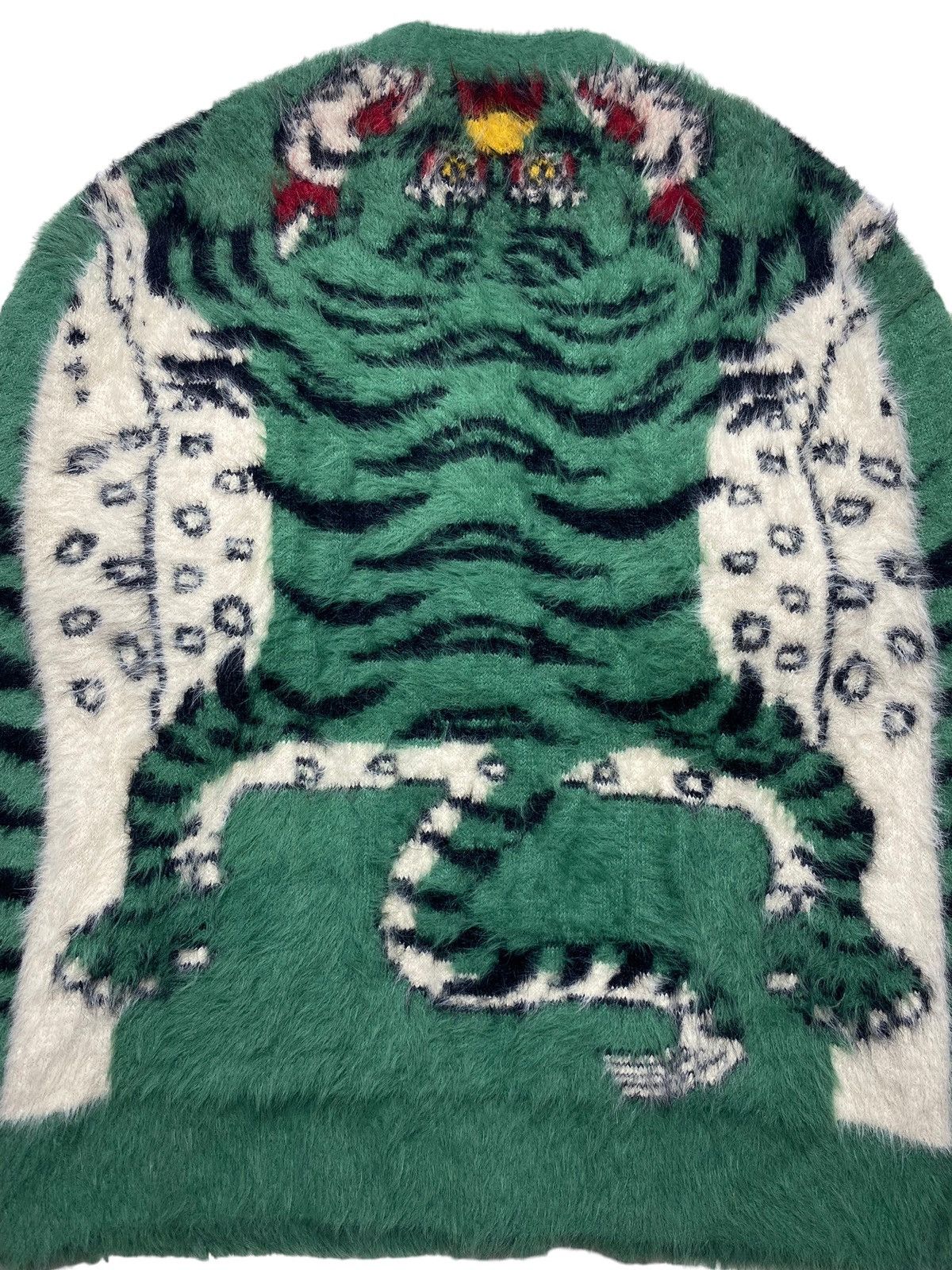 Japanese Brand Seveskig - Mohair Tiger Cardigan Sweater Size US L / EU 52-54 / 3 - 11 Thumbnail