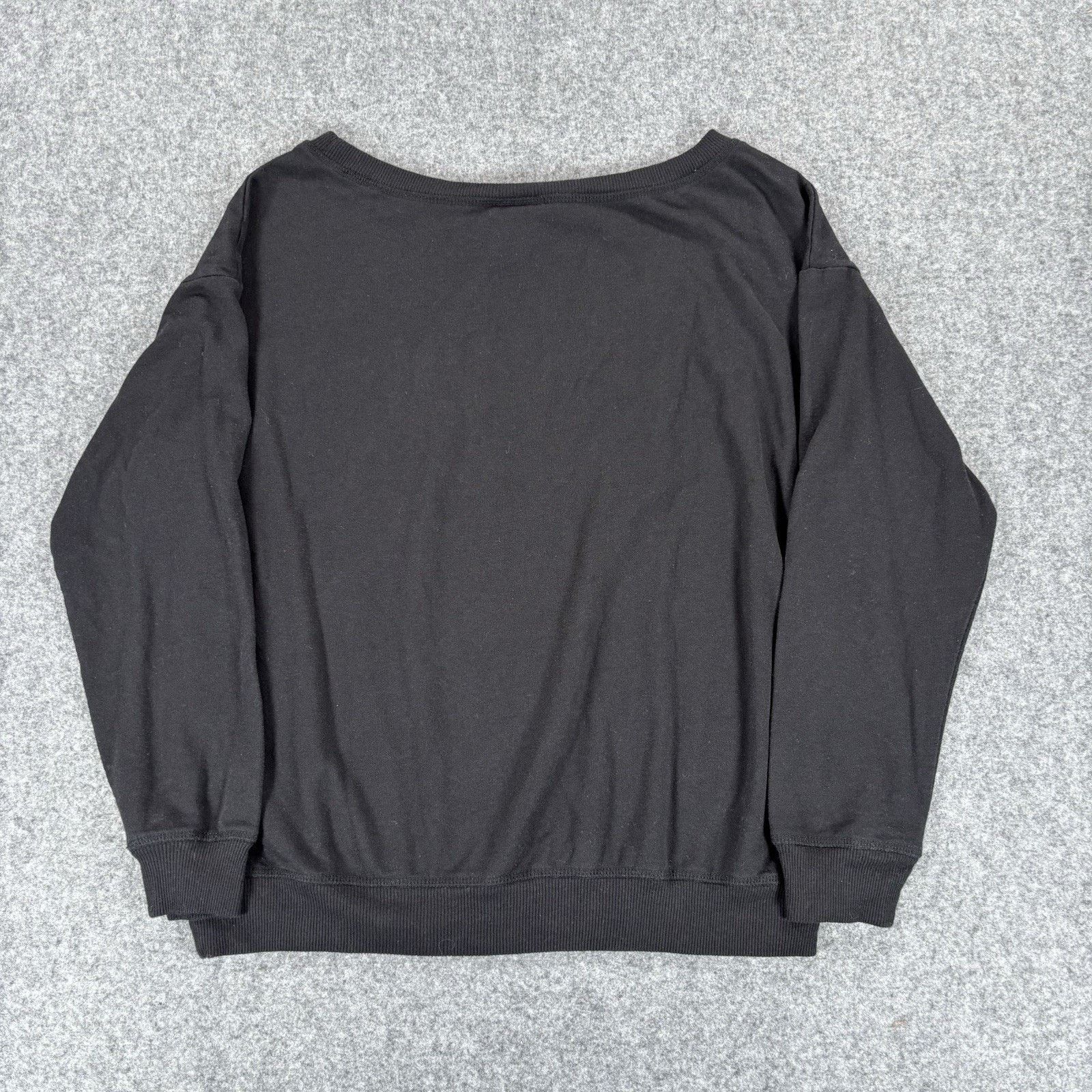 Disney Disney Parks Sweatshirt Black Women Medium Scoop Neck Size M / US 6-8 / IT 42-44 - 2 Thumbnail