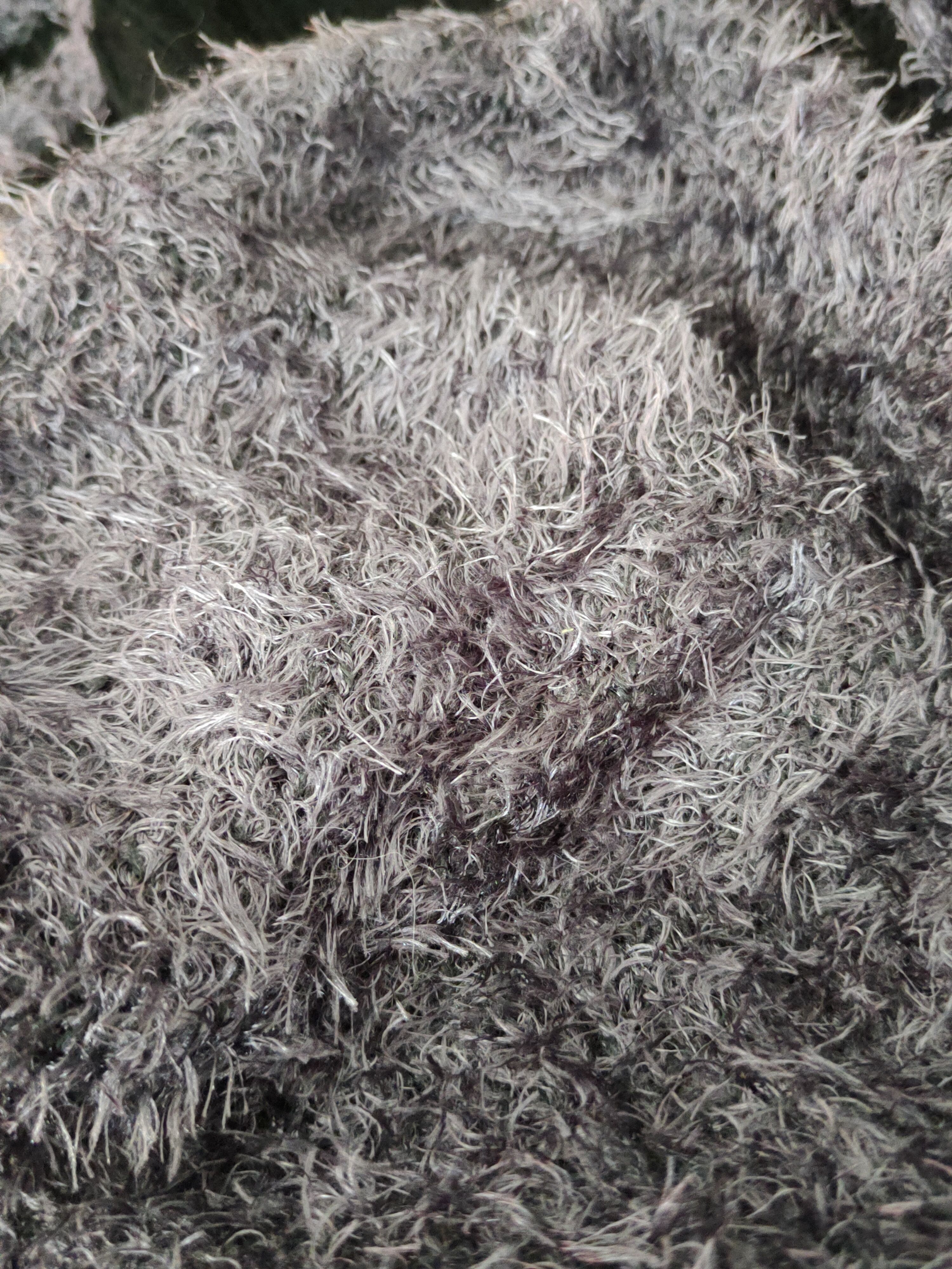 Homespun Knitwear × Japanese Brand × Vintage Edge Line Dark Gray Shag Shaggy Fur Mohair Knitwear #S1976 Size XS / US 0-2 / IT 36-38 - 10 Thumbnail