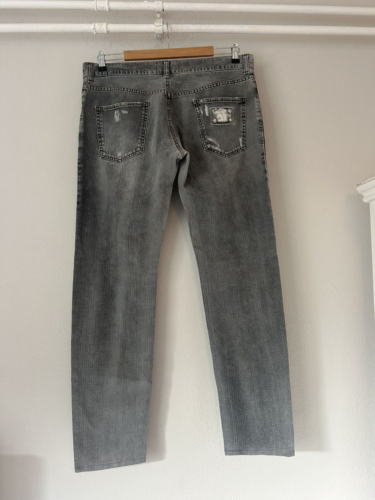 Dolce & Gabbana Grey Distressed Jeans Size US 36 / EU 52 - 2 Thumbnail
