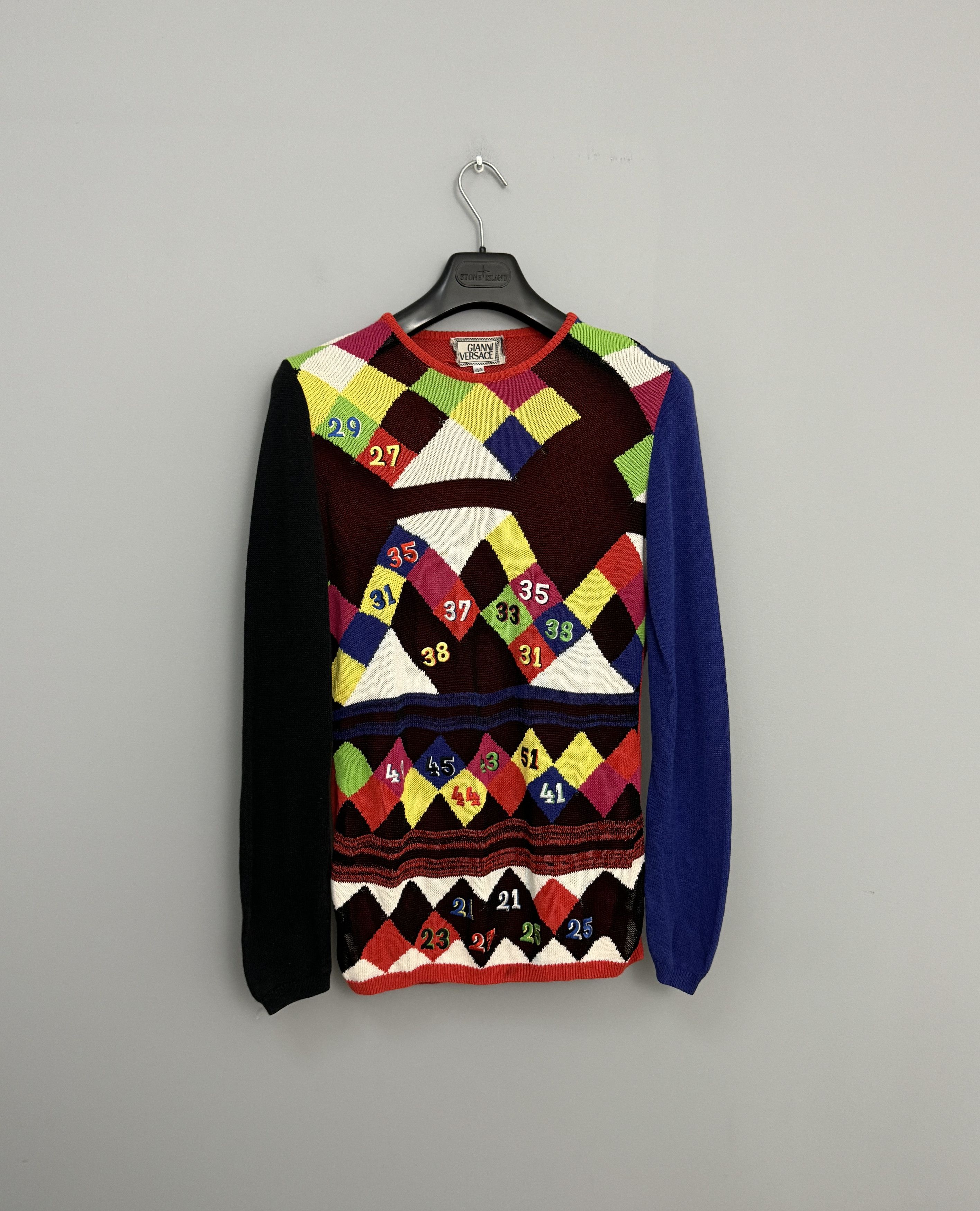 Versace Gianni Versace Wmns Sweater Crew Neck Jumper Rayon Size 44 Size M / US 6-8 / IT 42-44 - 2 Thumbnail