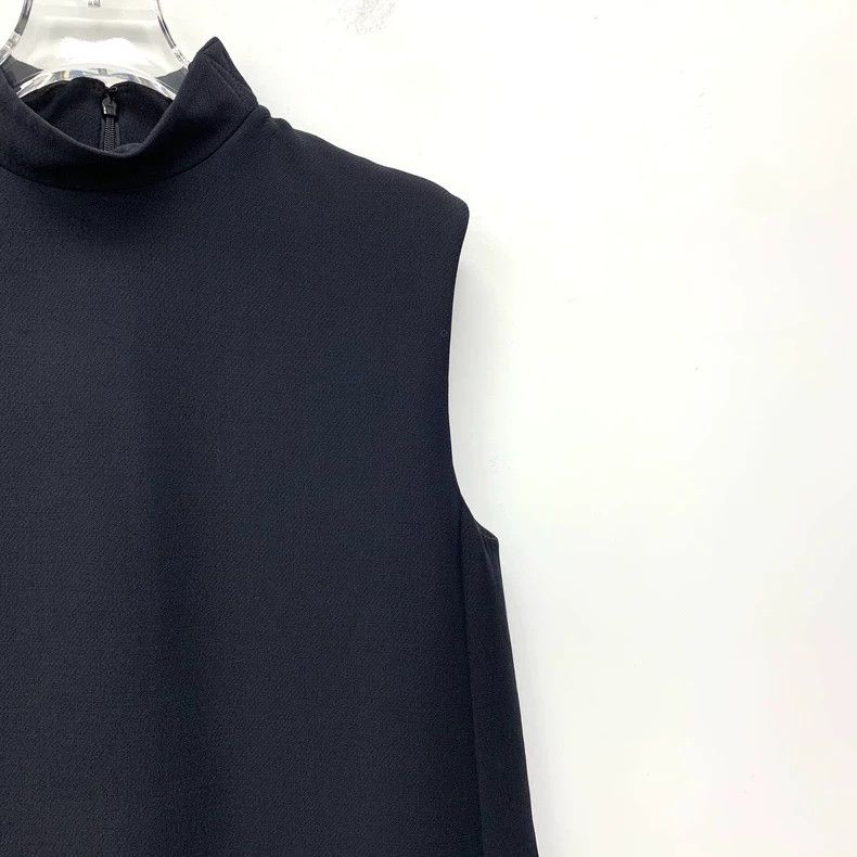 Dior Dior Black bee embroidered wool zipper sleeveless dress 250 Size XS / US 0-2 / IT 36-38 - 3 Thumbnail