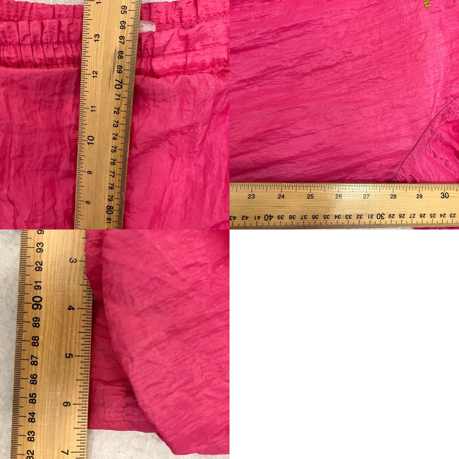 Sergio Tacchini VINTAGE Sergio Tacchini Track Pants Large Pink Retro 90s Shell Sports Festival Size US 33 - 8 Thumbnail