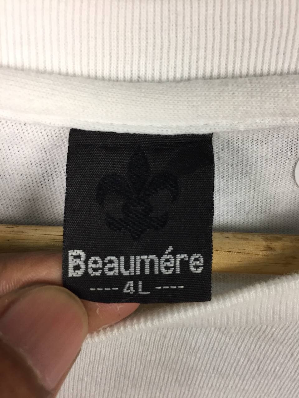 Beaumere Beaumere Skull Graphic Grunge Y2K Goth Long Sleeve Tee Size US XL / EU 56 / 4 - 14 Thumbnail