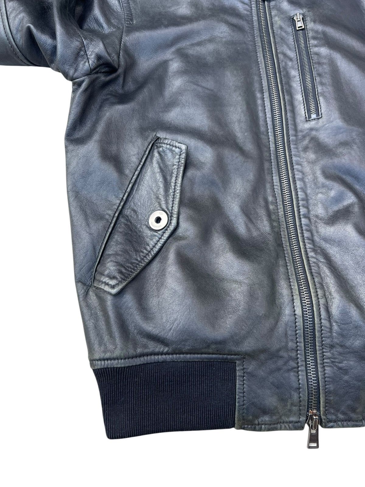 Valentino Valentino Patina Lambskin Leather Bomber Jacket Size US S / EU 44-46 / 1 - 5 Thumbnail