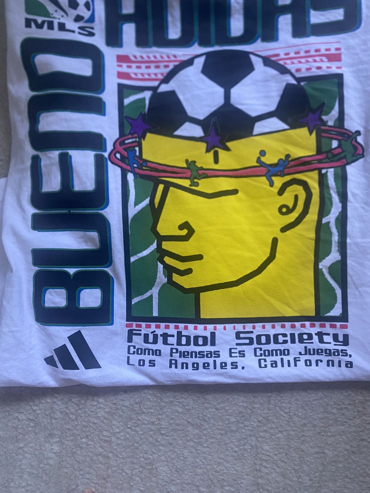 Adidas XXL Adidas Bueno Soccer Tee Size US XXL / EU 58 / 5 - 2 Thumbnail