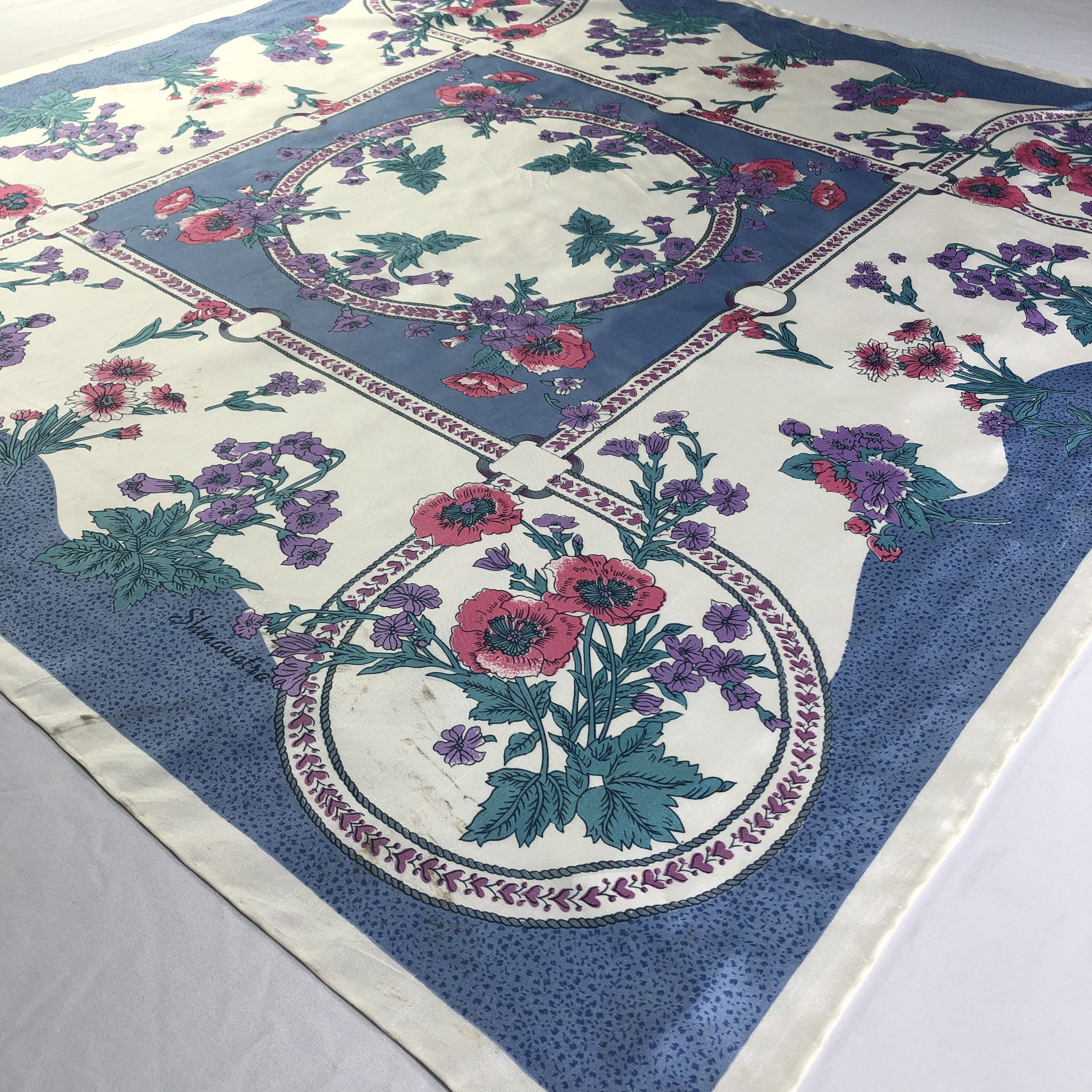 Vintage Vintage Silk Scarf Size ONE SIZE - 3 Thumbnail