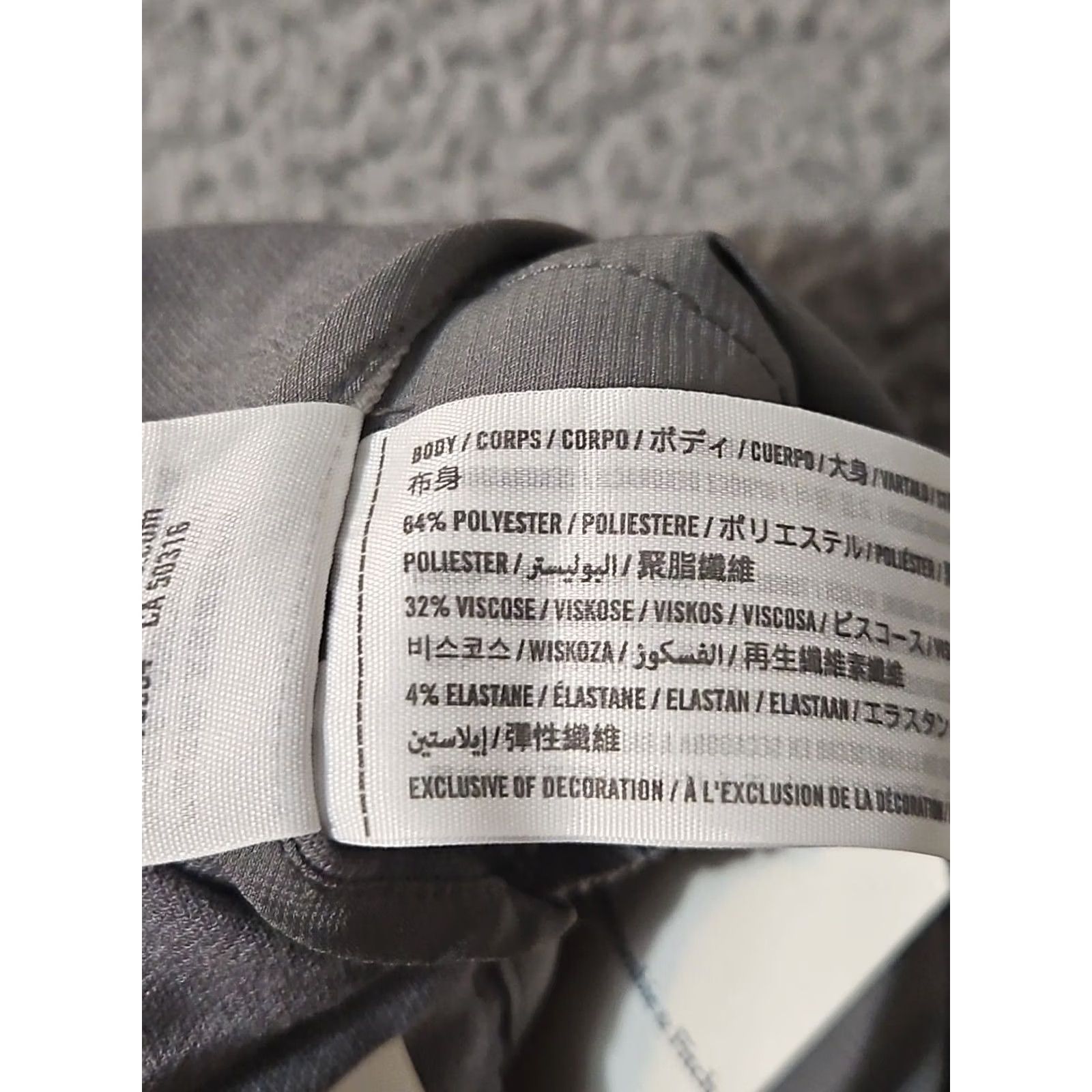 Abercrombie & Fitch Abercrombie & Fitch Tailored Pant Trouser Grey Size XXL Wide Leg Women Size 40" / US 18 - 6 Thumbnail