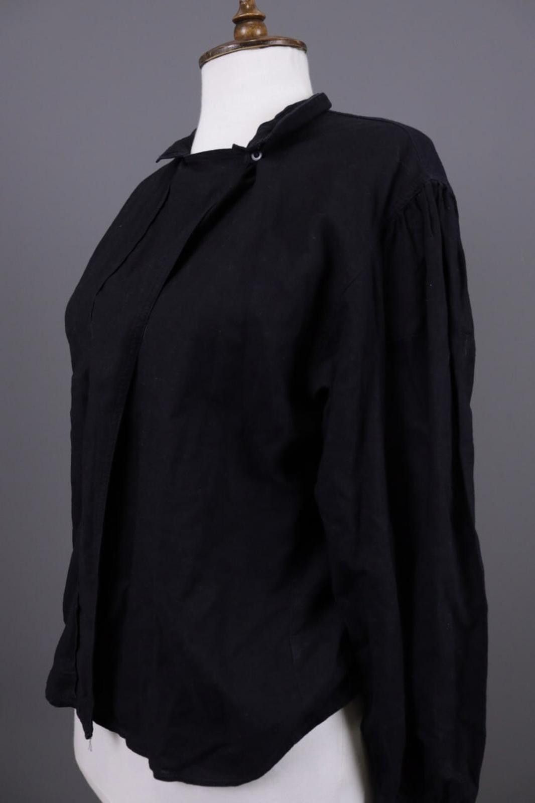 Christian Dior Monsieur Mondi Black Linen Full Zip Lagenlook Jacket Size 38 Size M / US 6-8 / IT 42-44 - 2 Thumbnail