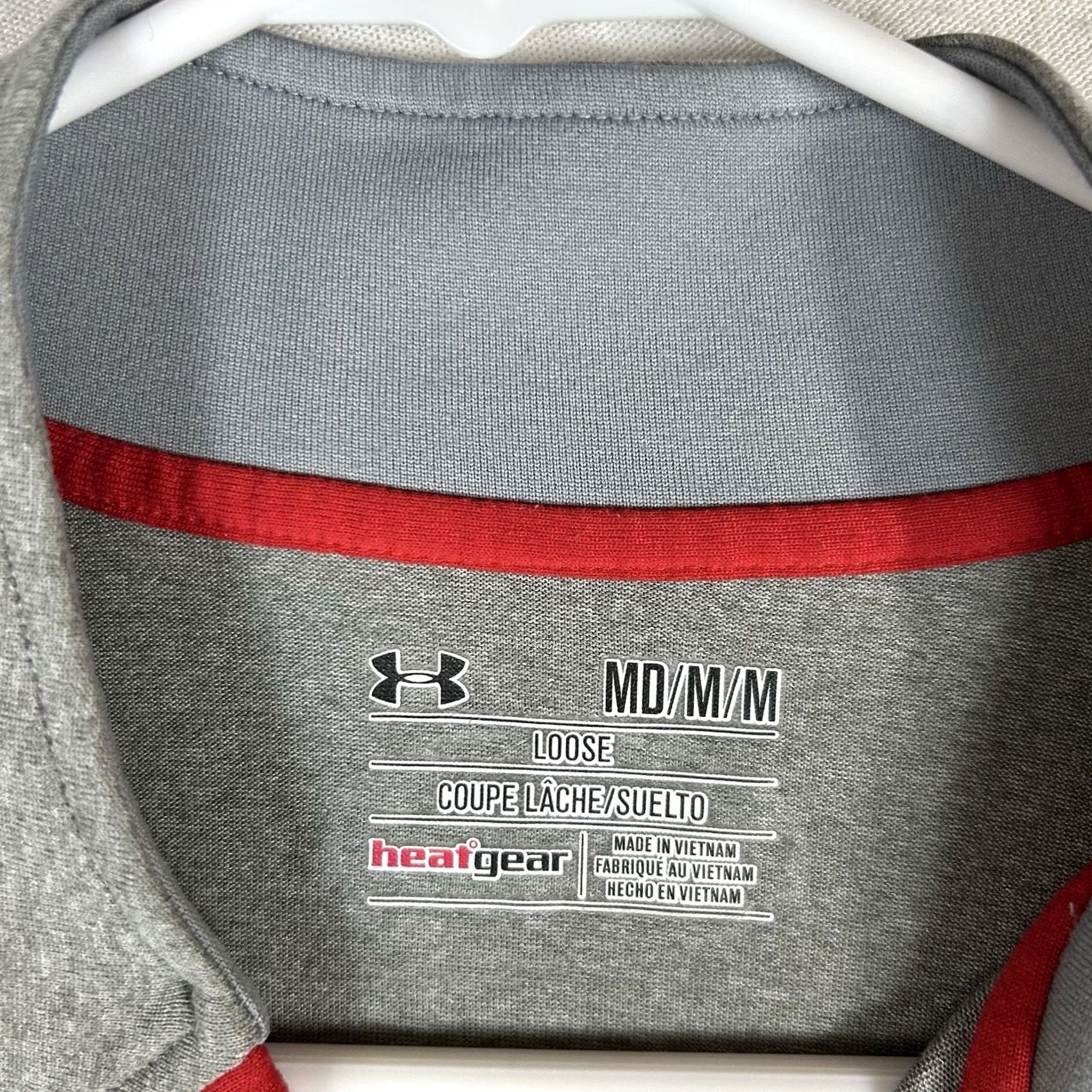 Under Armour Under Armour HeatGear Pullover 1/4 Zip Shirt Men's M Gray Size US M / EU 48-50 / 2 - 4 Thumbnail