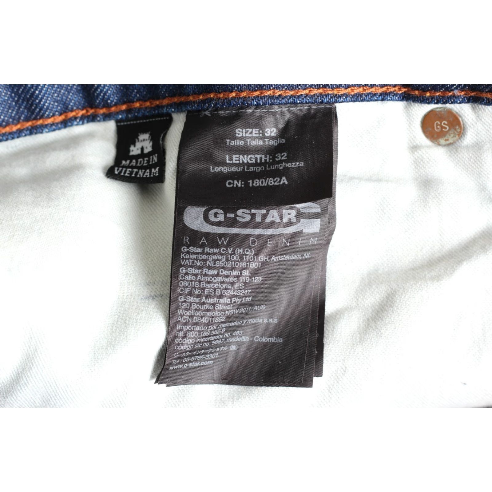 G-Star G-Star 3301 LOW TAPERED Jeans Men 32 Regular Blue 5-Pocket Denim DZ7767 Size US 32 / EU 48 - 7 Thumbnail