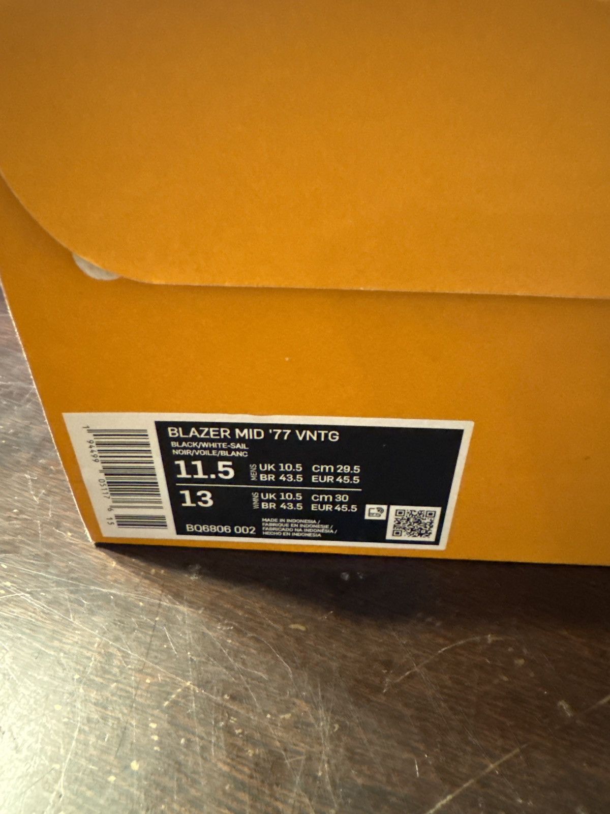 Nike Nike Blazer 11.5 mid ‘77 VNTG /Worn once. Size US 11.5 / EU 44-45 - 5 Thumbnail