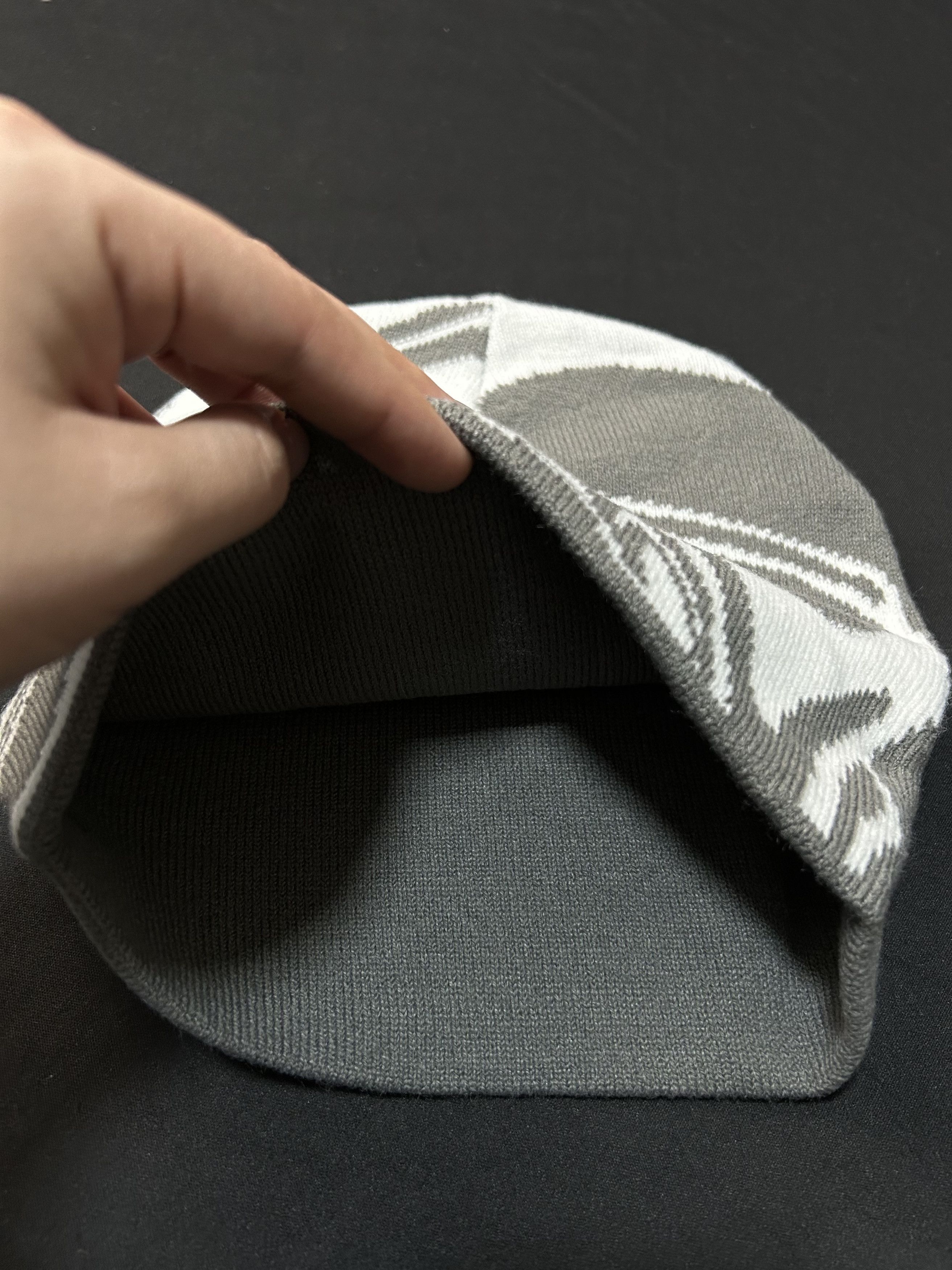 Japanese Brand Rare Planet Heaven Graphic No Cuff Knit Gray Beanie OS Size ONE SIZE - 4 Thumbnail