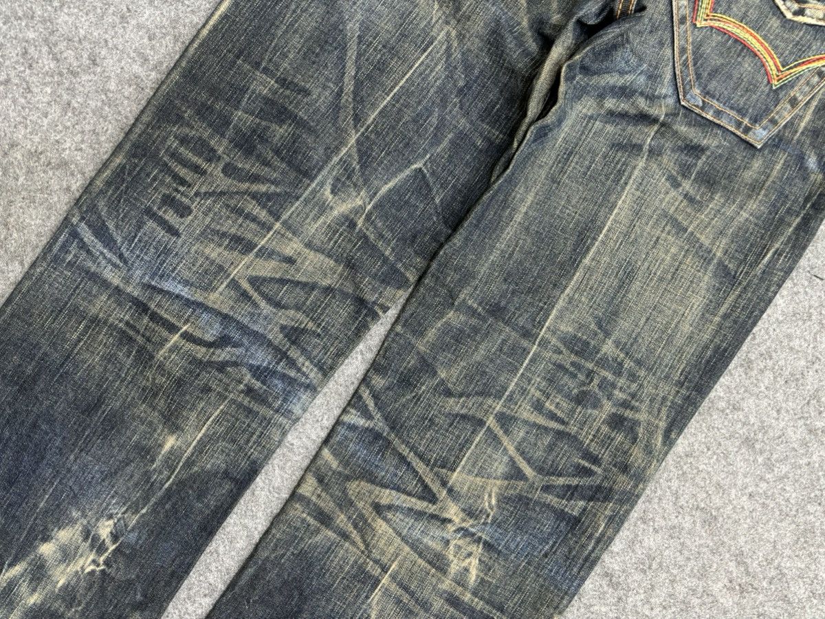 Edwin 💥Insane Raw Fades💥Edwin 503 Wide Japan Style Denim F478 Size US 33 - 22 Thumbnail