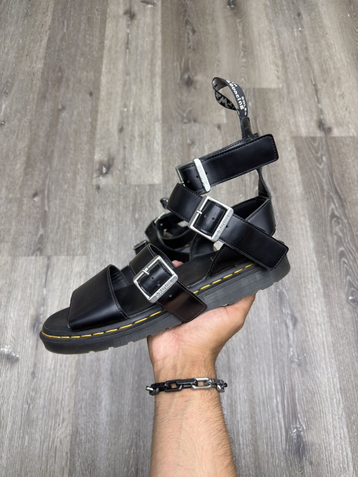 Dr. Martens × Rick Owens Rick Owens × Dr. Martens Gryphon Gladiator Sandals SAMPLE Size US 11 / EU 44 - 2 Thumbnail