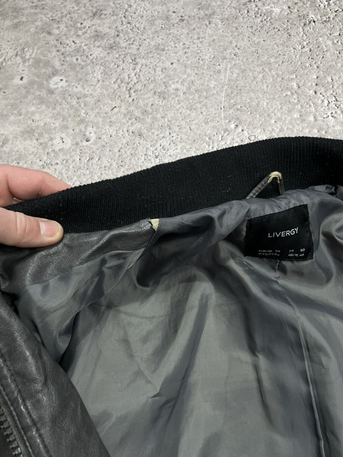 Other Livergy Faux Leather Bomber Jacket Mens Size 50 Black Flight Size US M / EU 48-50 / 2 - 8 Thumbnail
