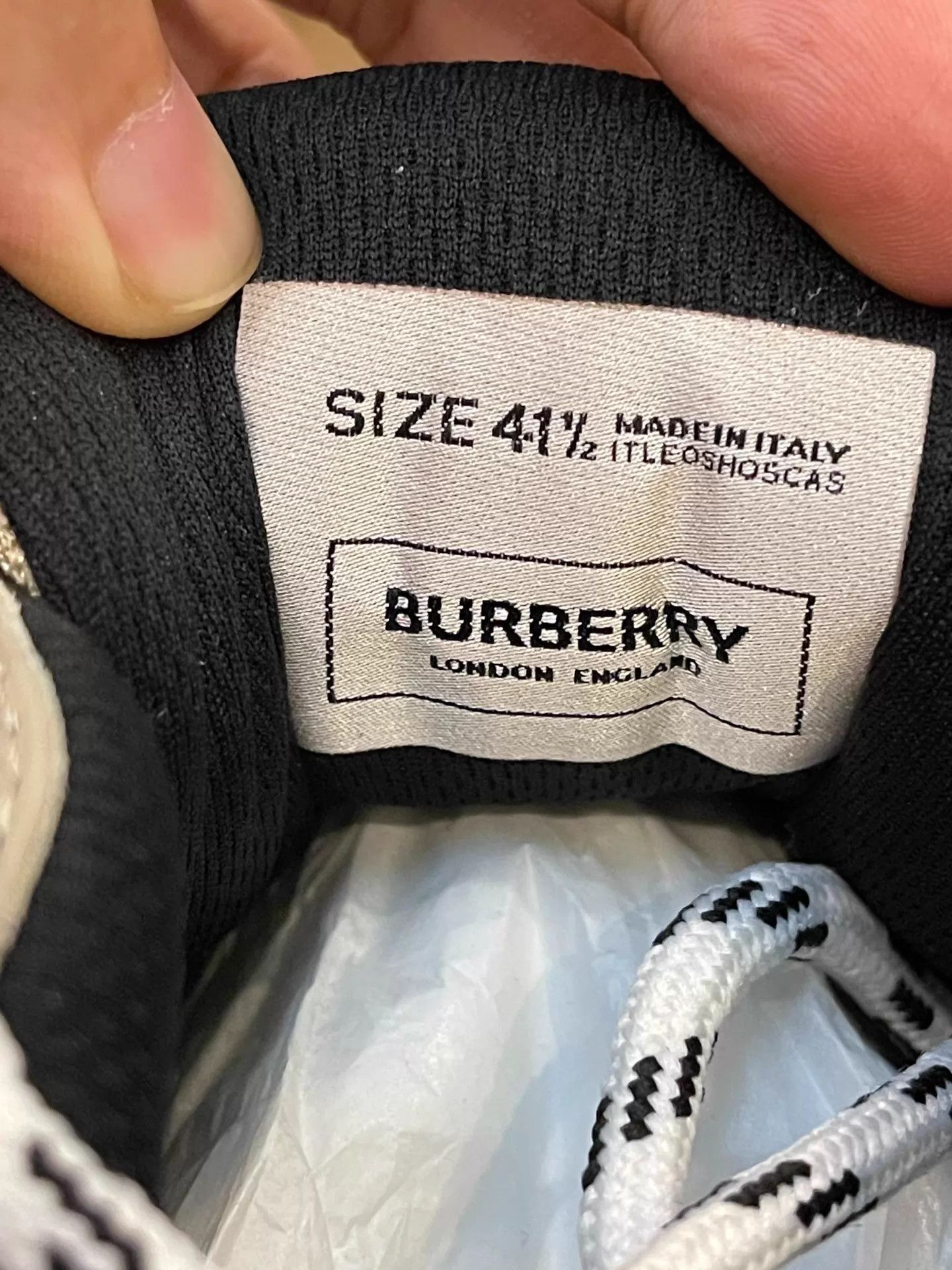 Burberry Burberry Camel Dad Sneaker 41.5 Black Red Strap Size US 8.5 / EU 41-42 - 6 Thumbnail