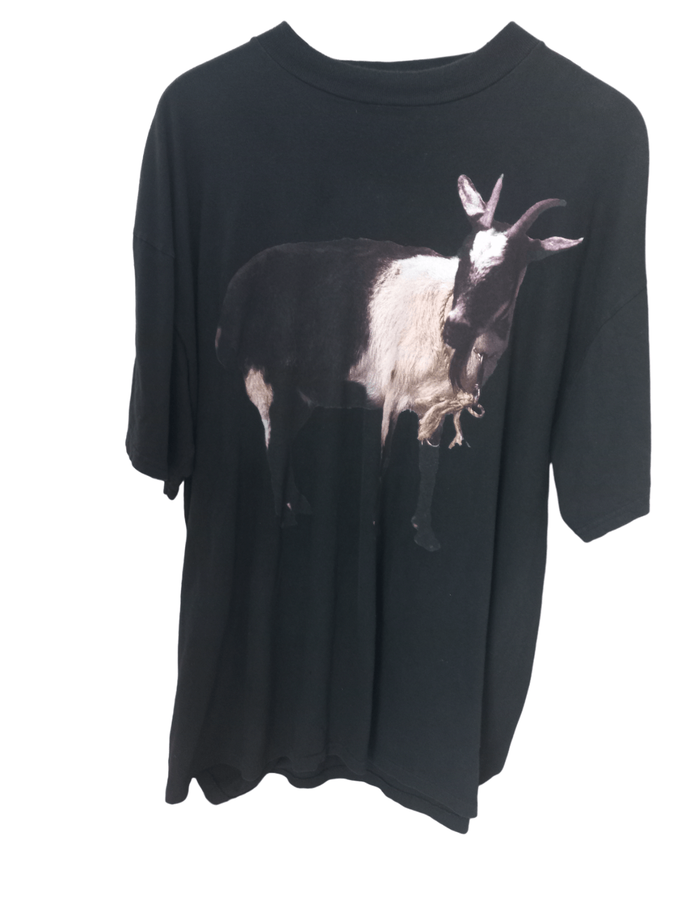 image of Band Tees x Vintage Adam Sandler 1996 Summer Tour Vintage Shirt XL Goat in Black, Men's