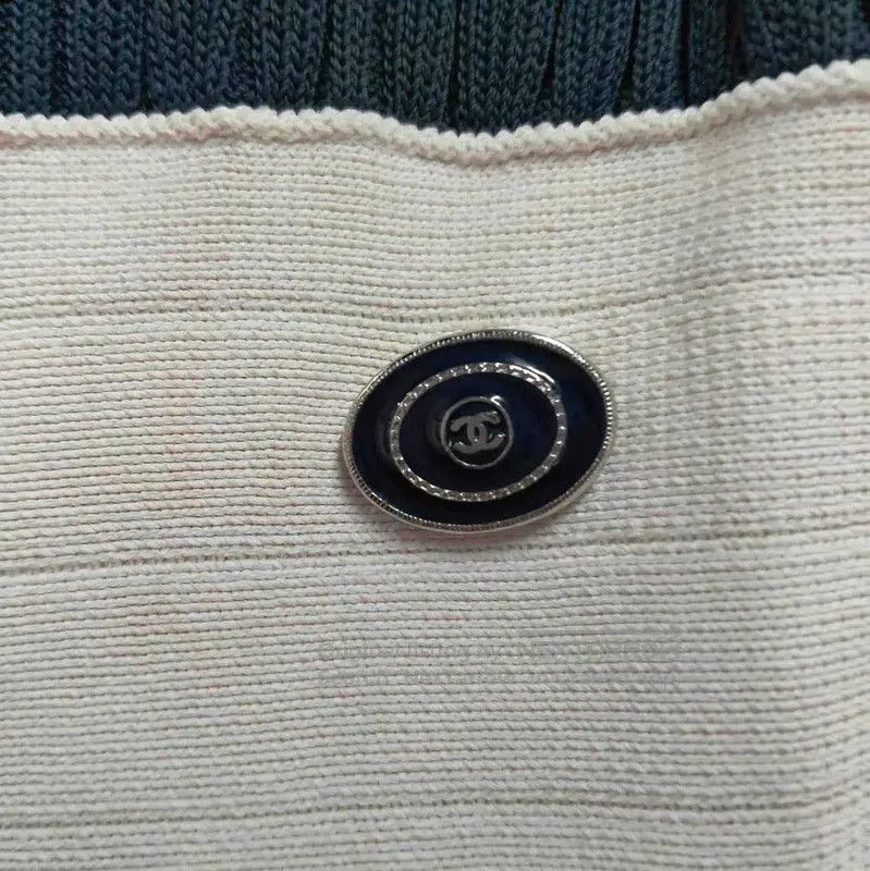 Chanel Chanel Summer Deep Blue Cotton Dress . Size S / US 4 / IT 40 - 5 Thumbnail