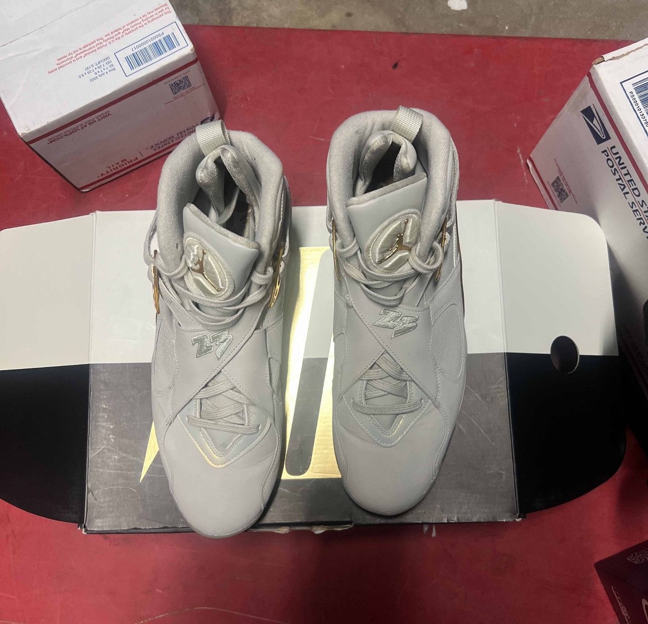 Jordan Brand Air Jordan 8 Retro C&C ‘Trophy’ Size US 12 / EU 45 - 3 Thumbnail