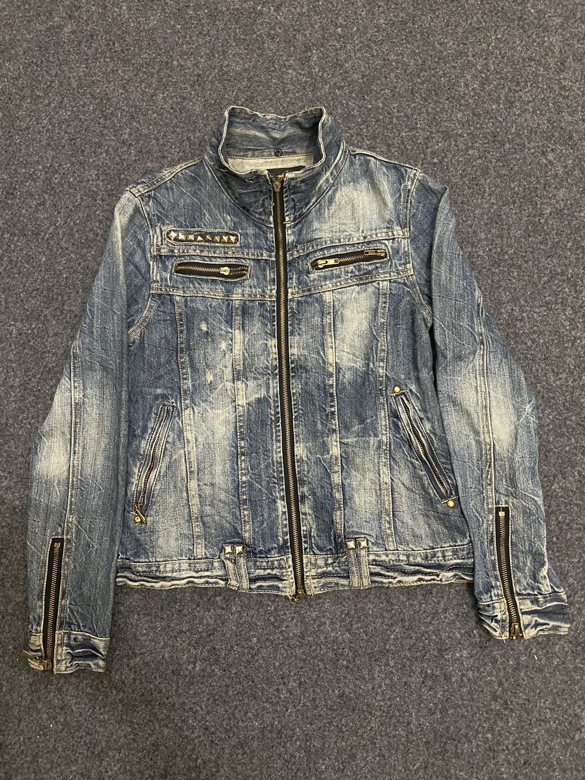 If Six Was Nine Vintage Y2K gold rush denim jacket Size M / US 6-8 / IT 42-44 - 1 Thumbnail