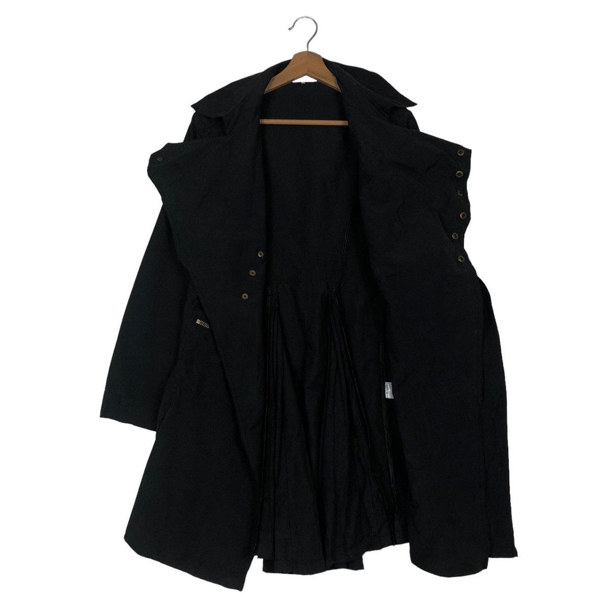 Japanese Brand Rich Black Double Collar Biker Jacket Punk Otto Issey Miyake Size US L / EU 52-54 / 3 - 13 Thumbnail