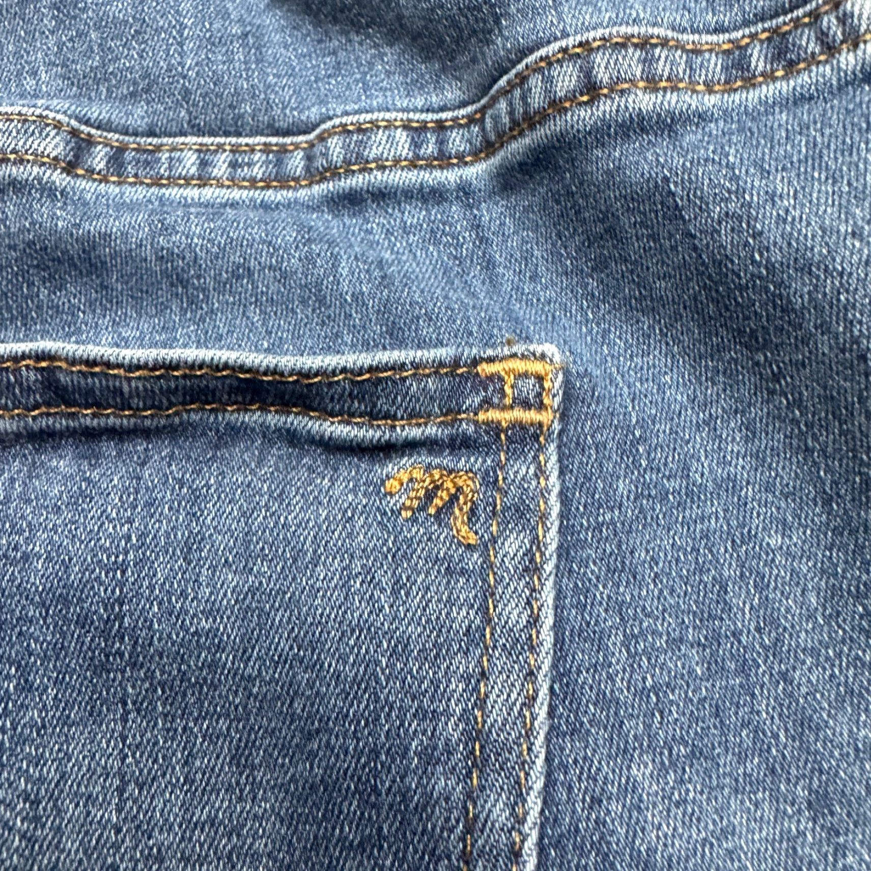 Madewell Madewell Jeans Womens 36 Blue Medium Wash Stretch 9" Mid Rise Skinny Denim Classic Slim Fit City Streetwear Women Size 25" / US 0 / IT 36 - 6 Thumbnail
