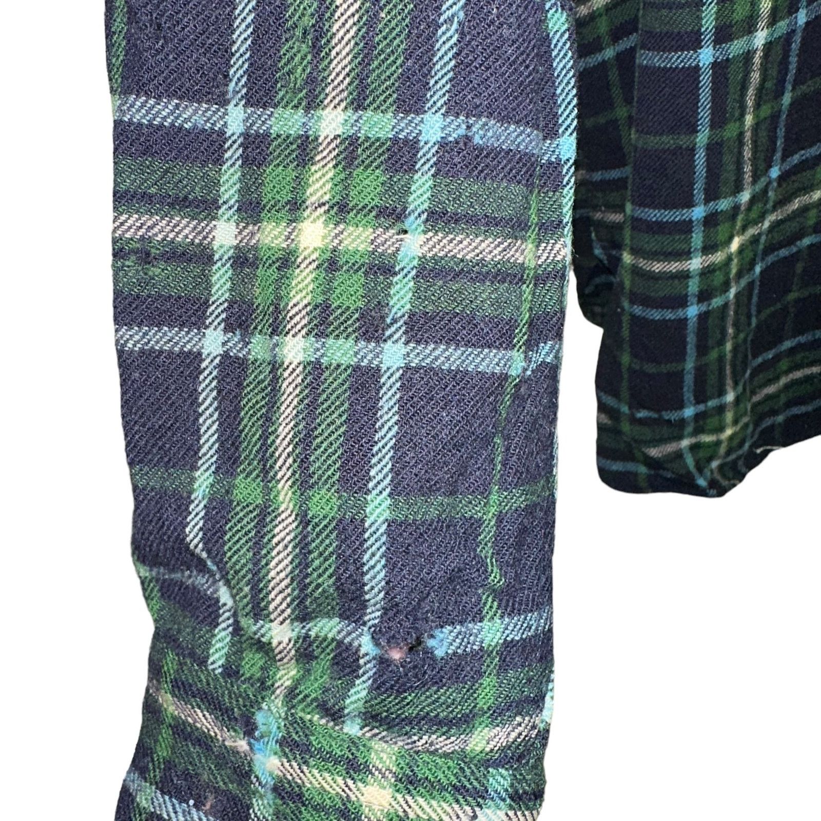 Pendleton Pendleton Vintage Wool Plaid Button Down Heavily Distressed Size US XL / EU 56 / 4 - 5 Thumbnail